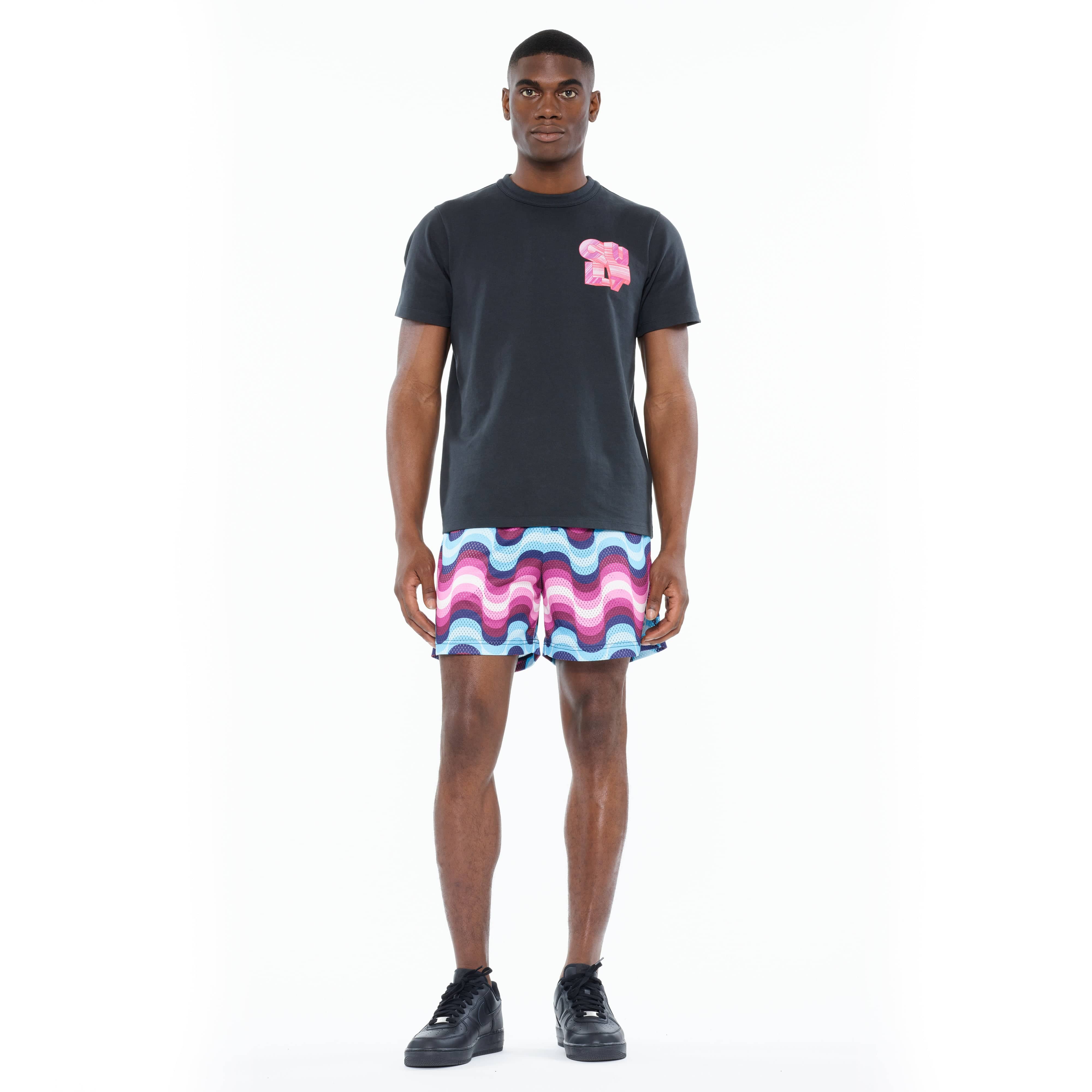 Cult's Mesh Shorts in Blue Wave - Image 5