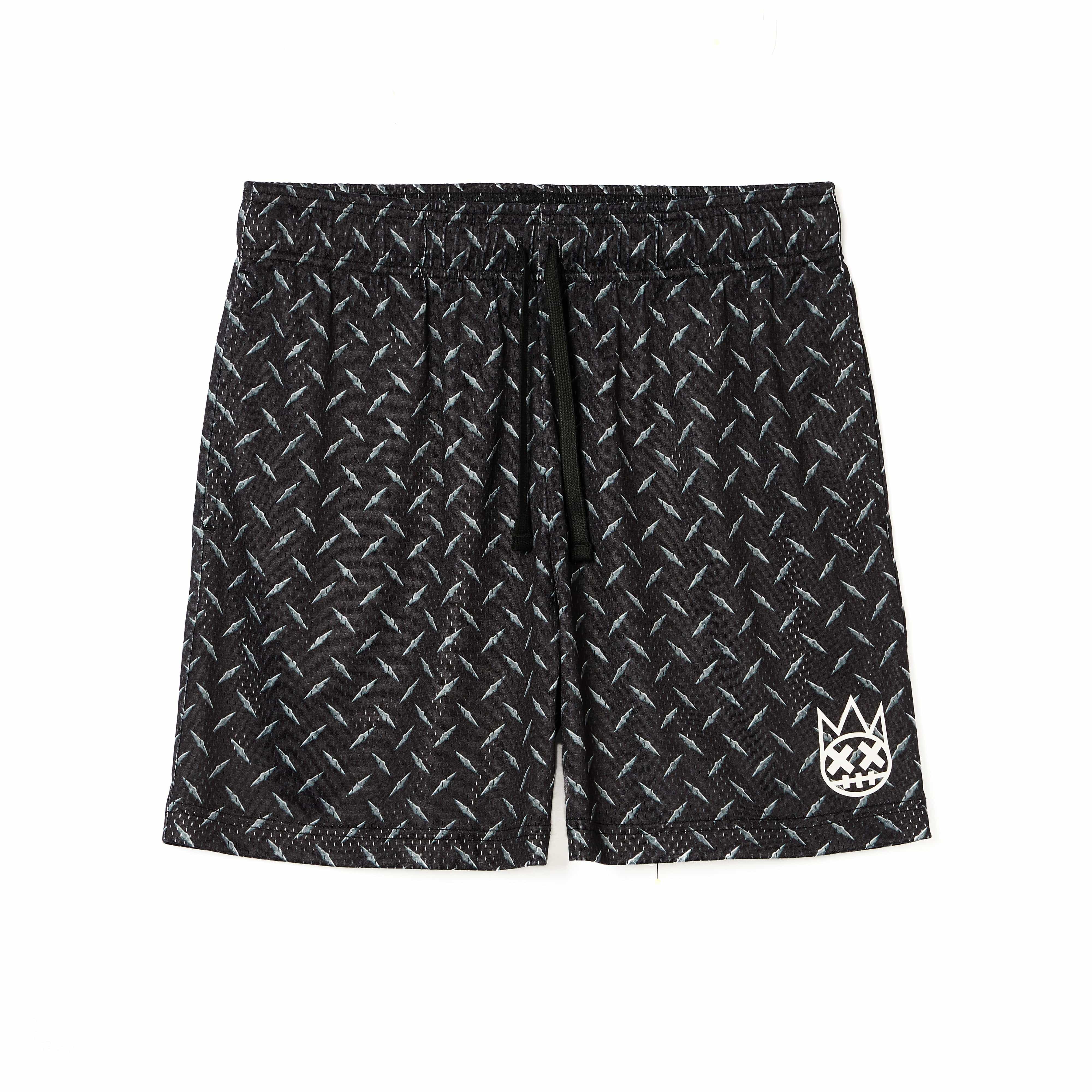 Cult's Mesh Shorts in Diamond Plate