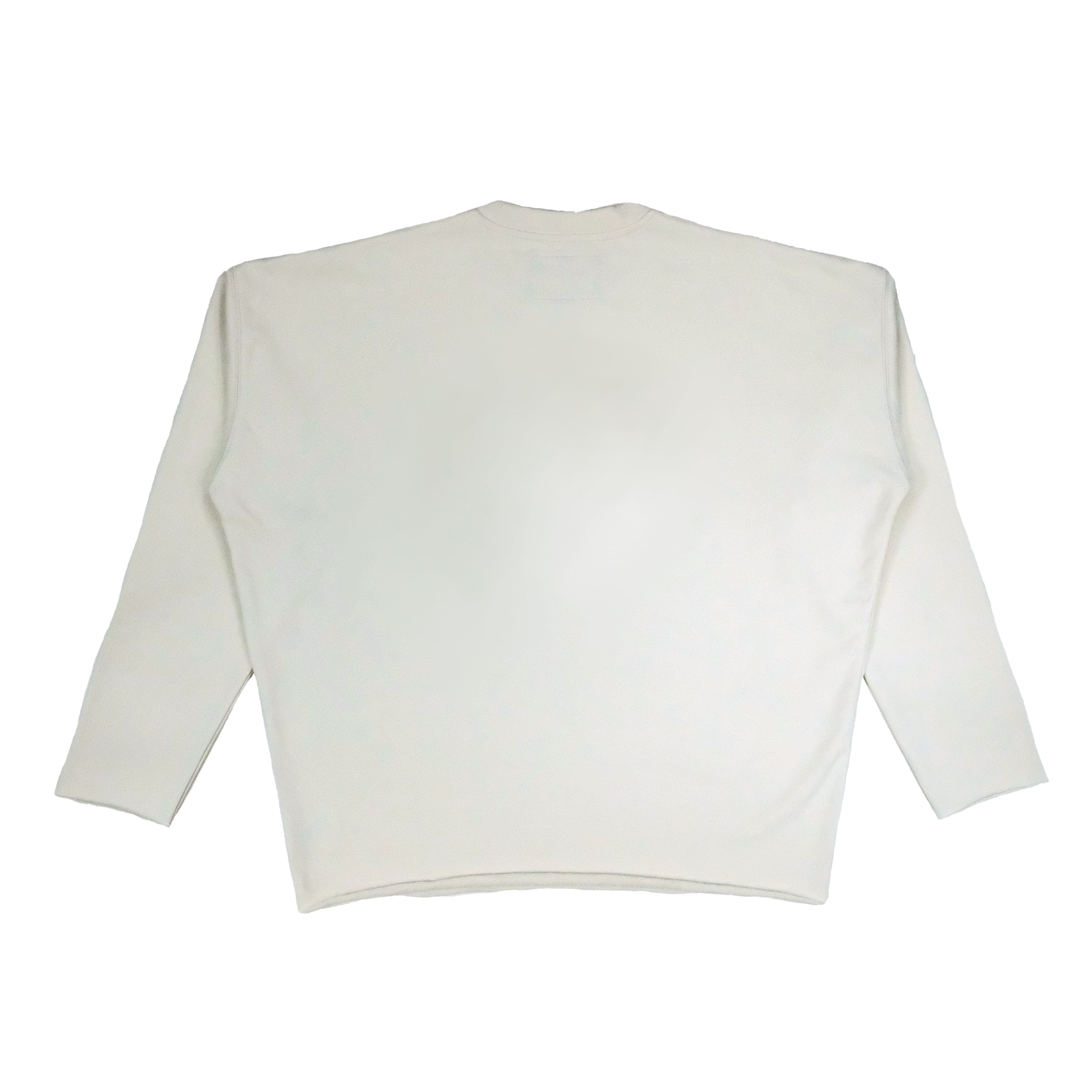 Cult's Novelty Fleece Crew Sweatshirt in Winter White - Image 2