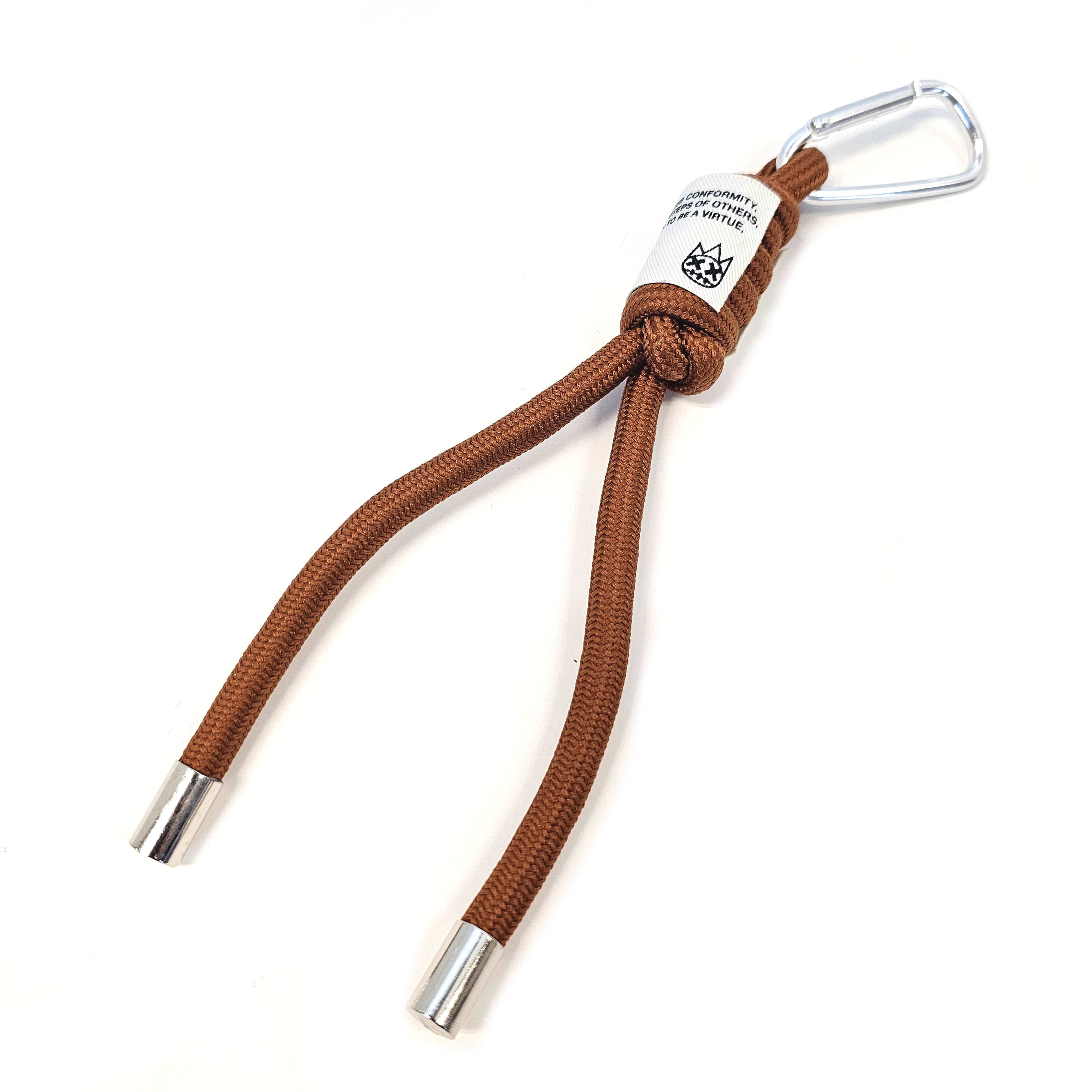 Cult's Nylon Drawcord Keychain in Black, Brown, Green, Red, Blue, or Yellow - Image 2