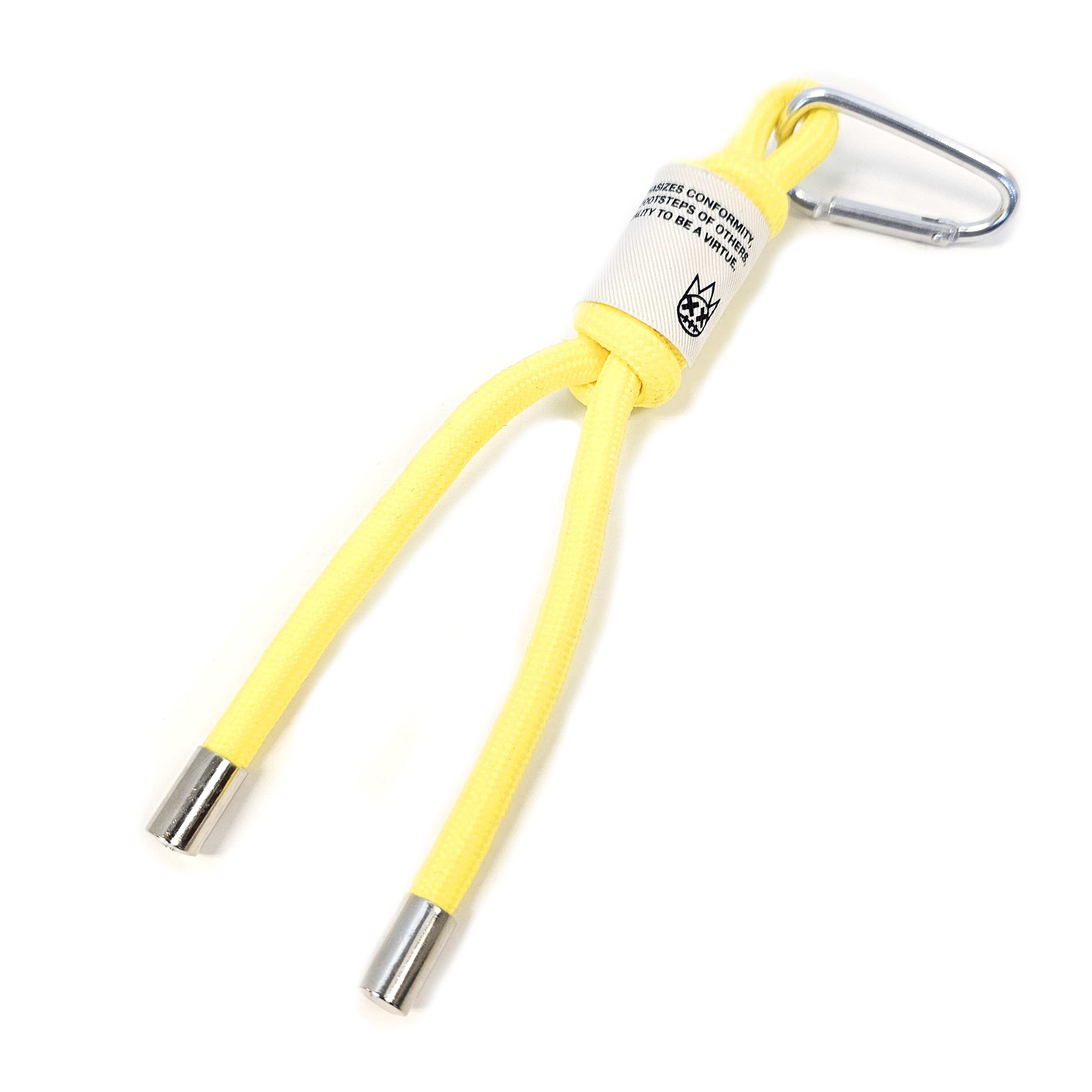 Cult's Nylon Drawcord Keychain in Black, Brown, Green, Red, Blue, or Yellow - Image 6