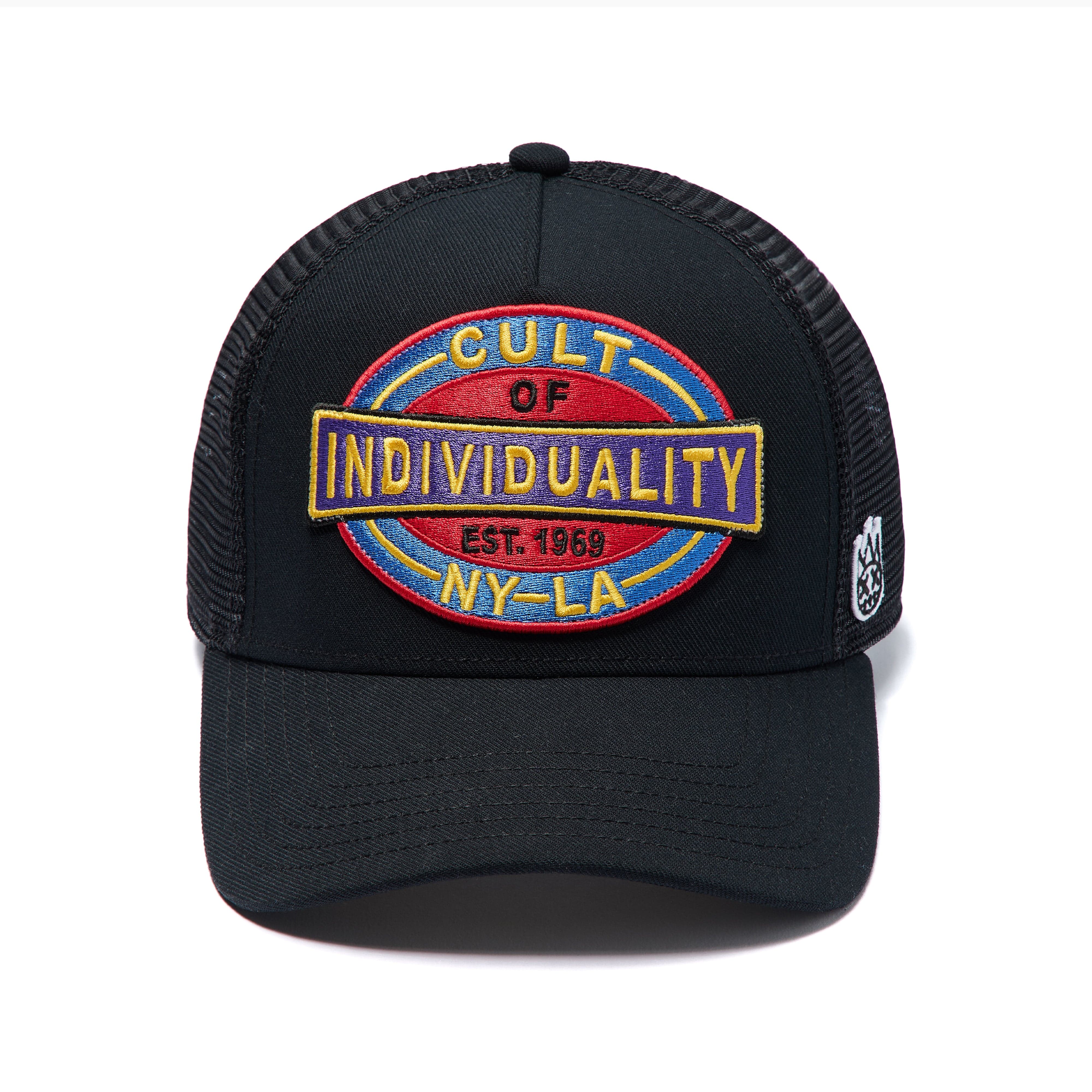 Cult's Oversized Patch Hat In Black