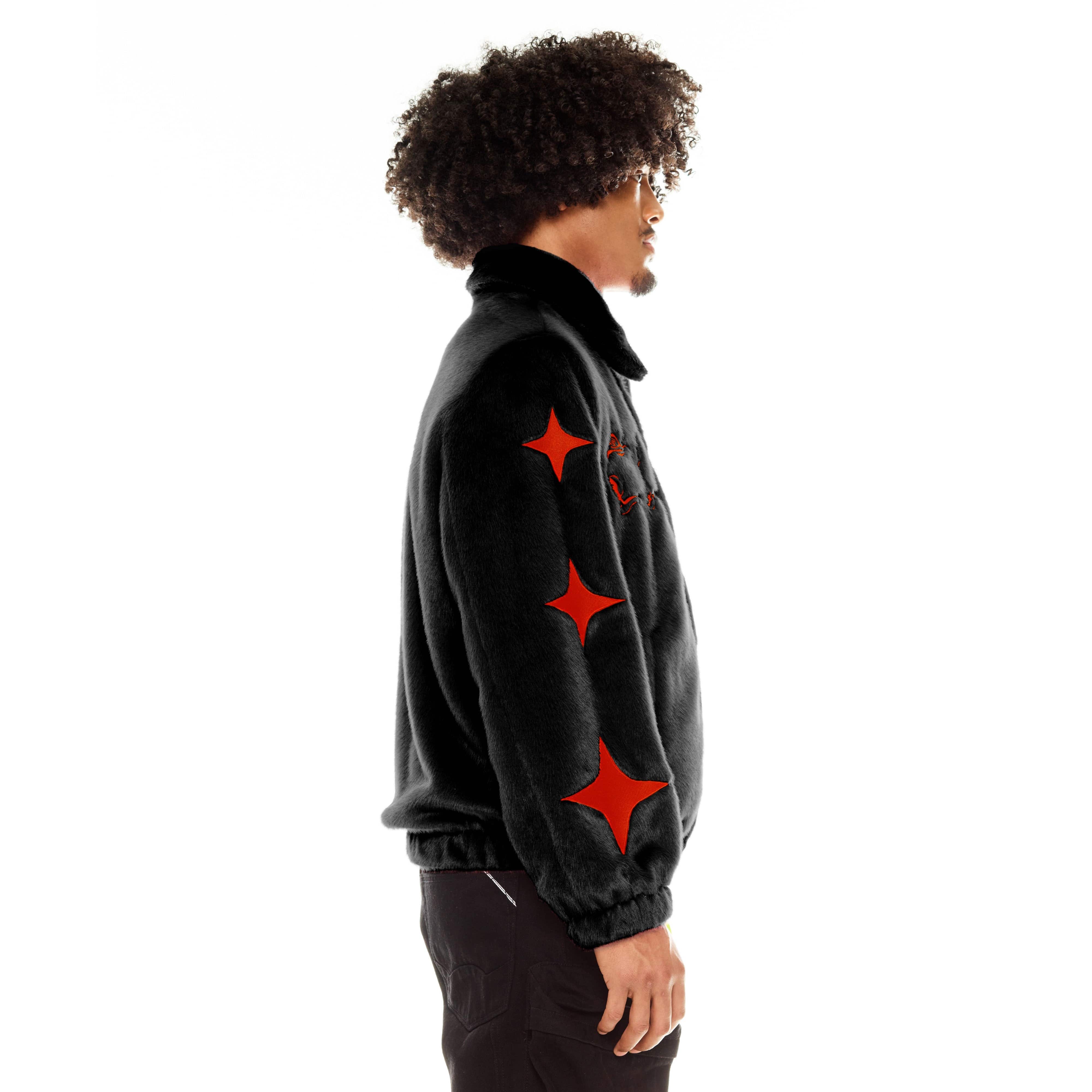 Cult's Polar Fleece Jacket in Black - Image 4