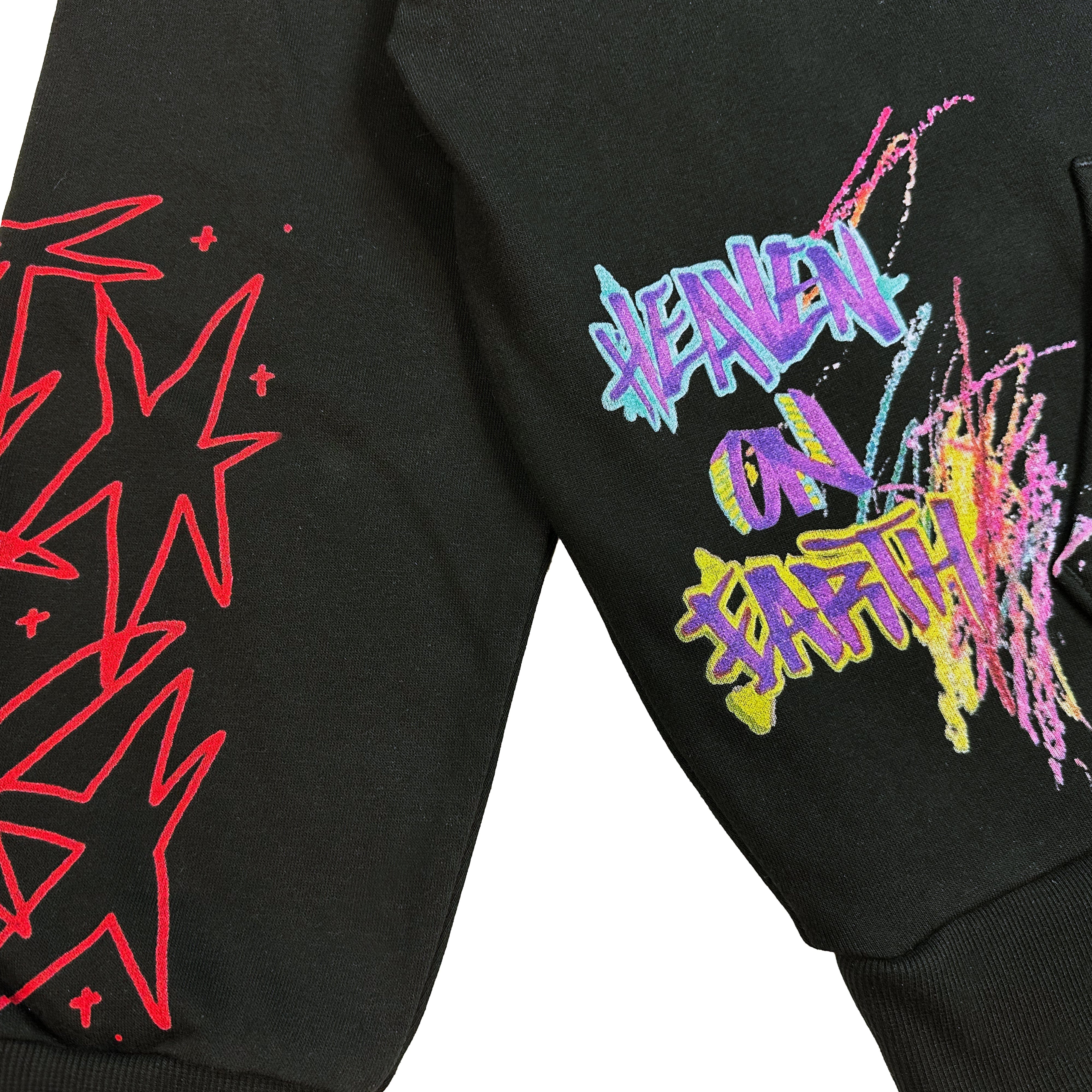 Cult's Pullover Novelty Hoody in Black - Image 6