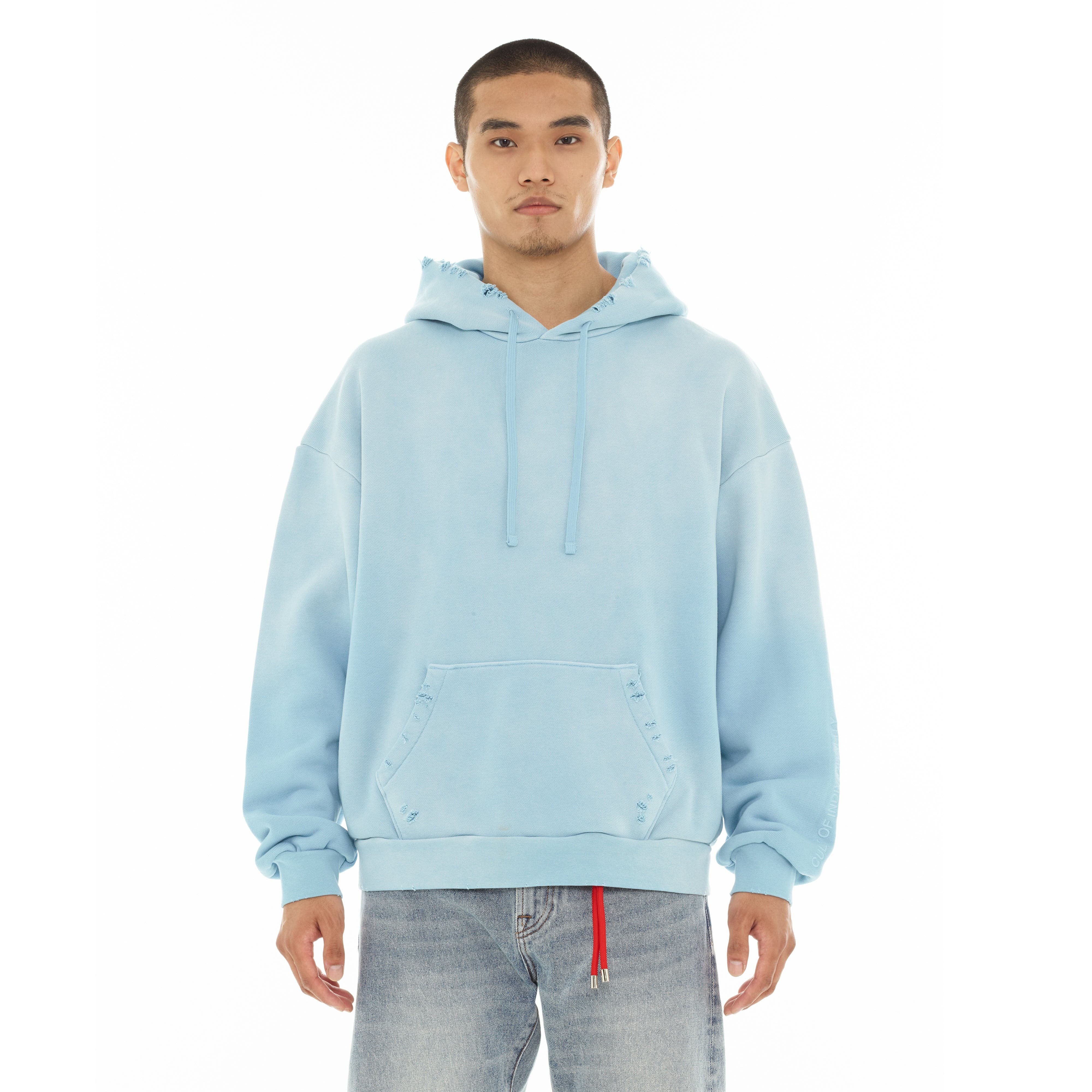 Cult's Pullover Sweatshirt "Core" 620 Grams In Blue Glow - Image 2