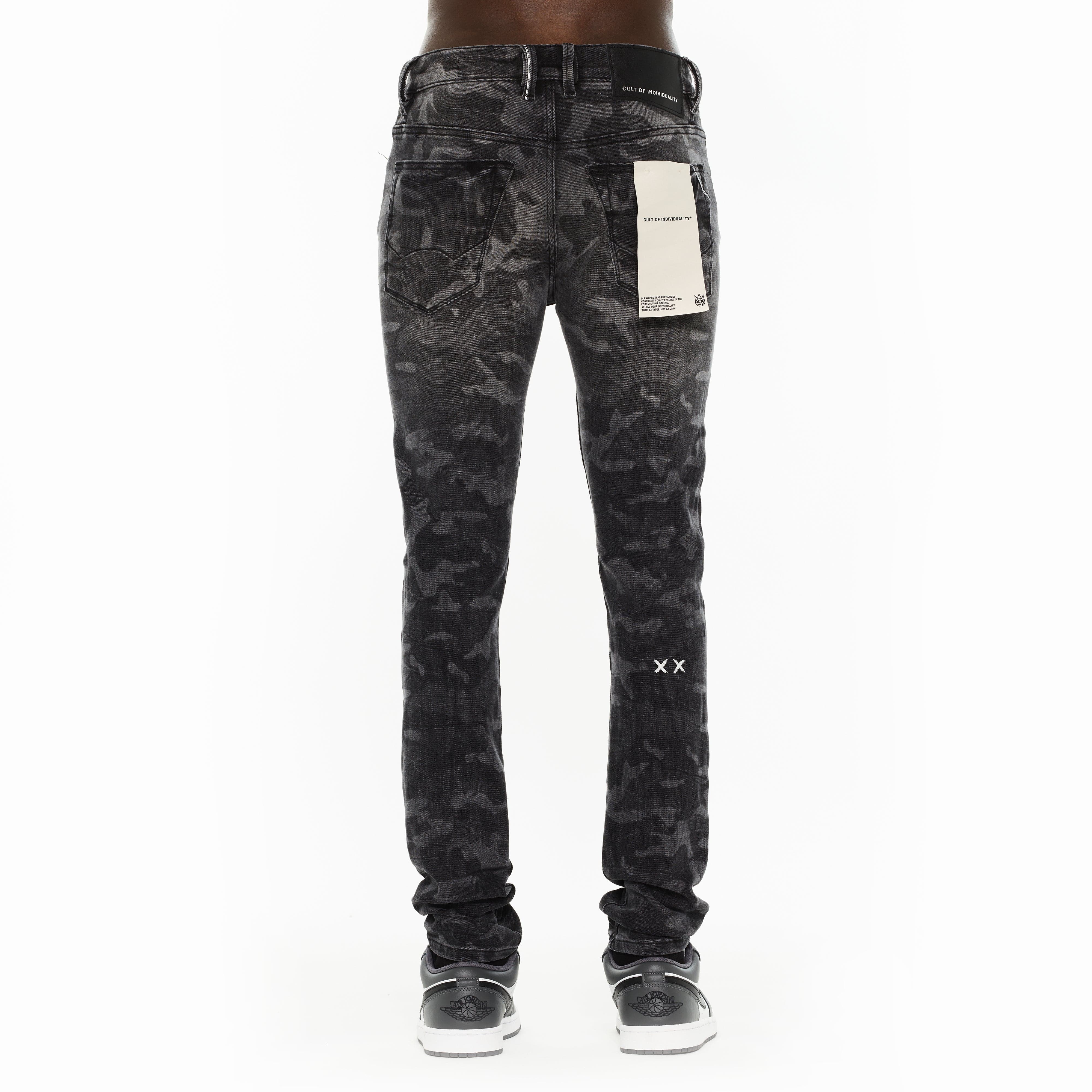 Cult's Punk Super Skinny 601 Jeans in Camo - Image 3