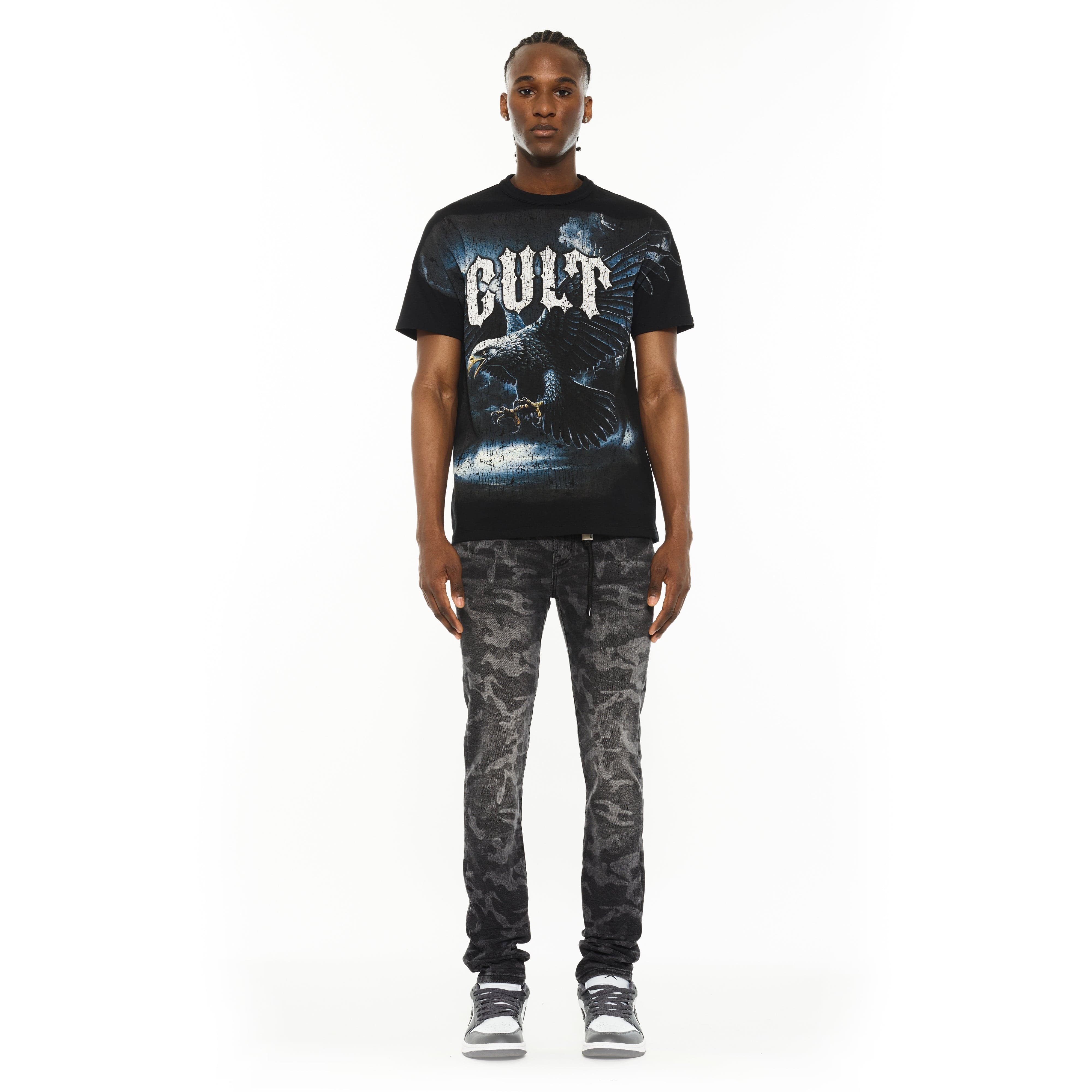 Cult's Punk Super Skinny 601 Jeans in Camo - Image 5