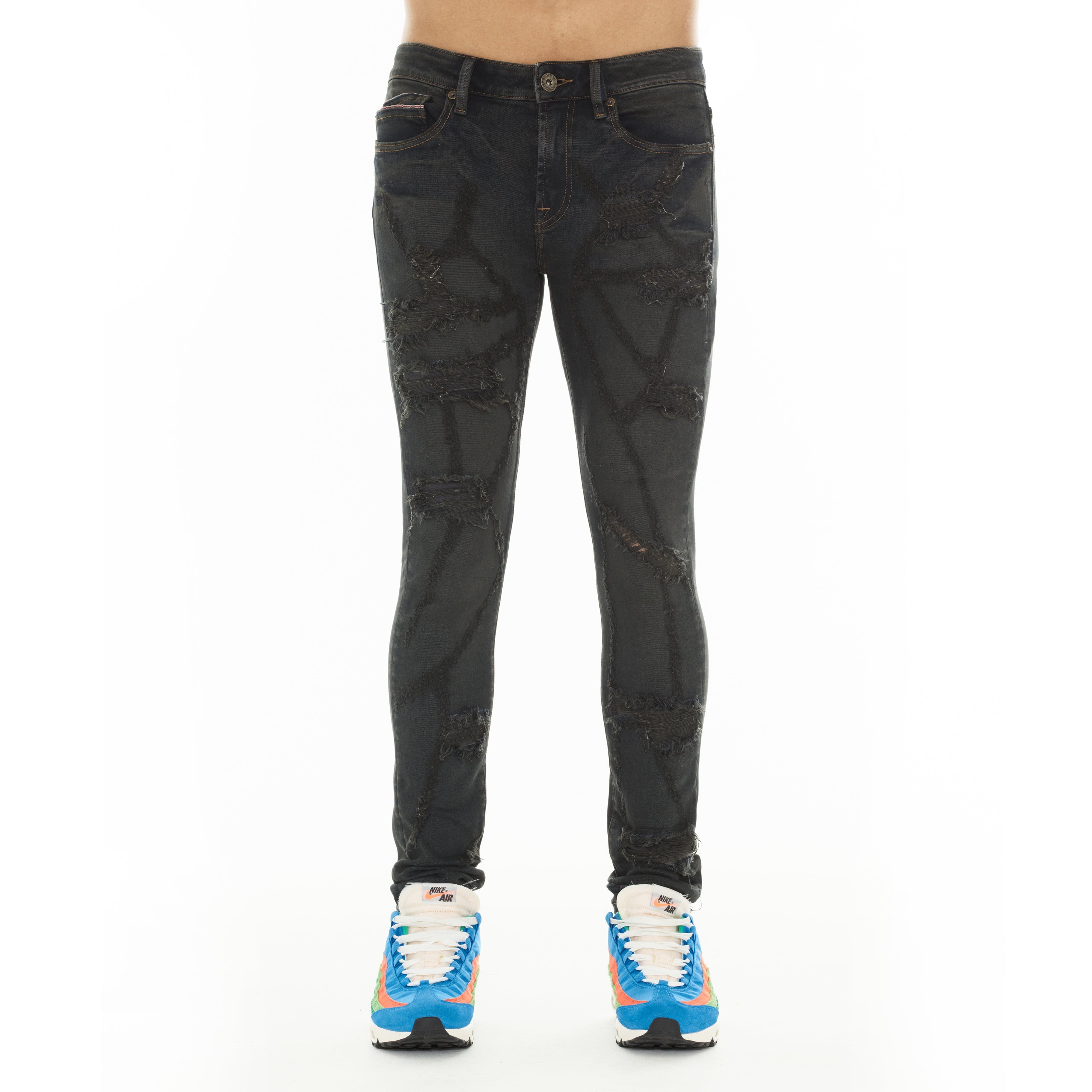 Cult's Punk Super Skinny 601 Jeans in Smog - Image 2