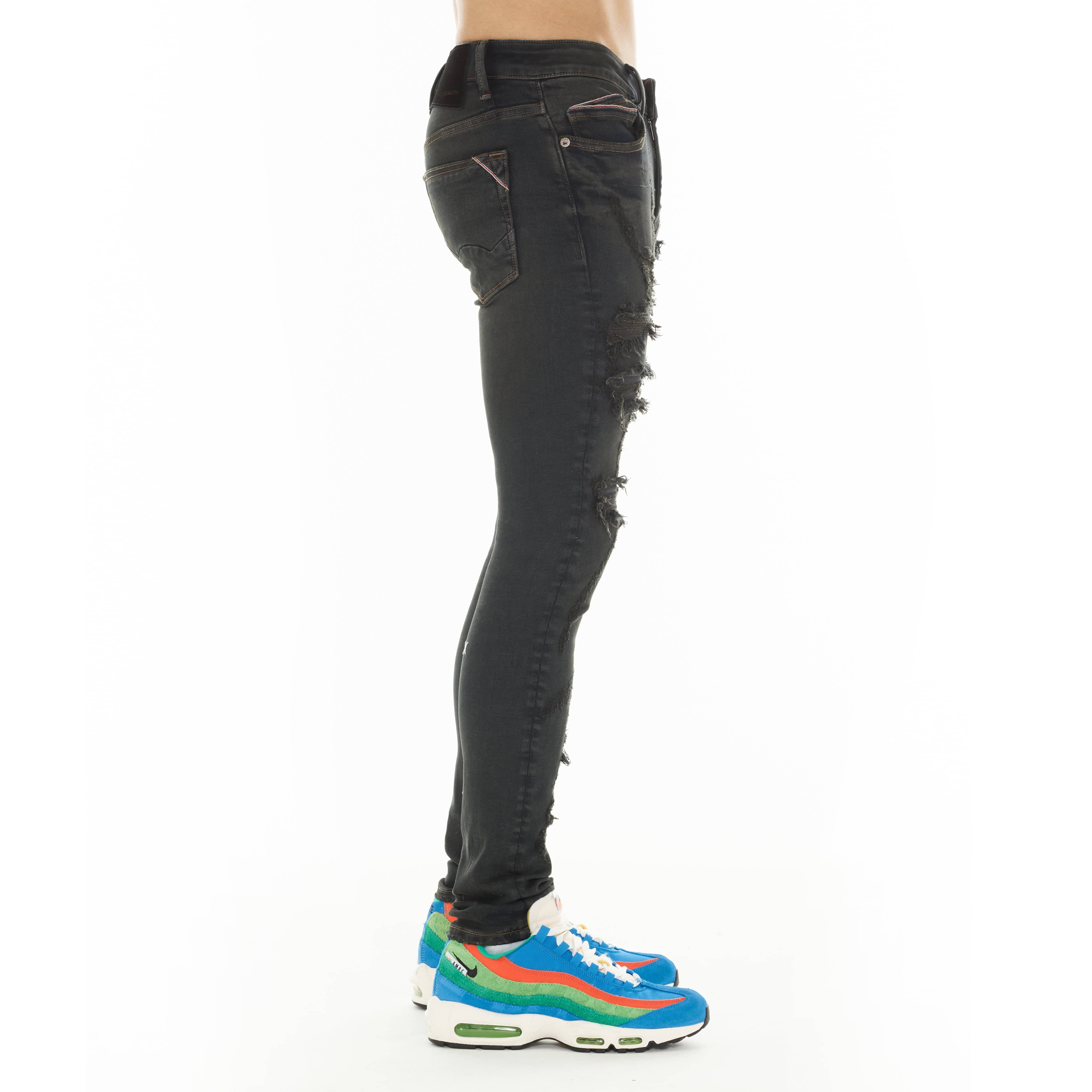 Cult's Punk Super Skinny 601 Jeans in Smog - Image 4