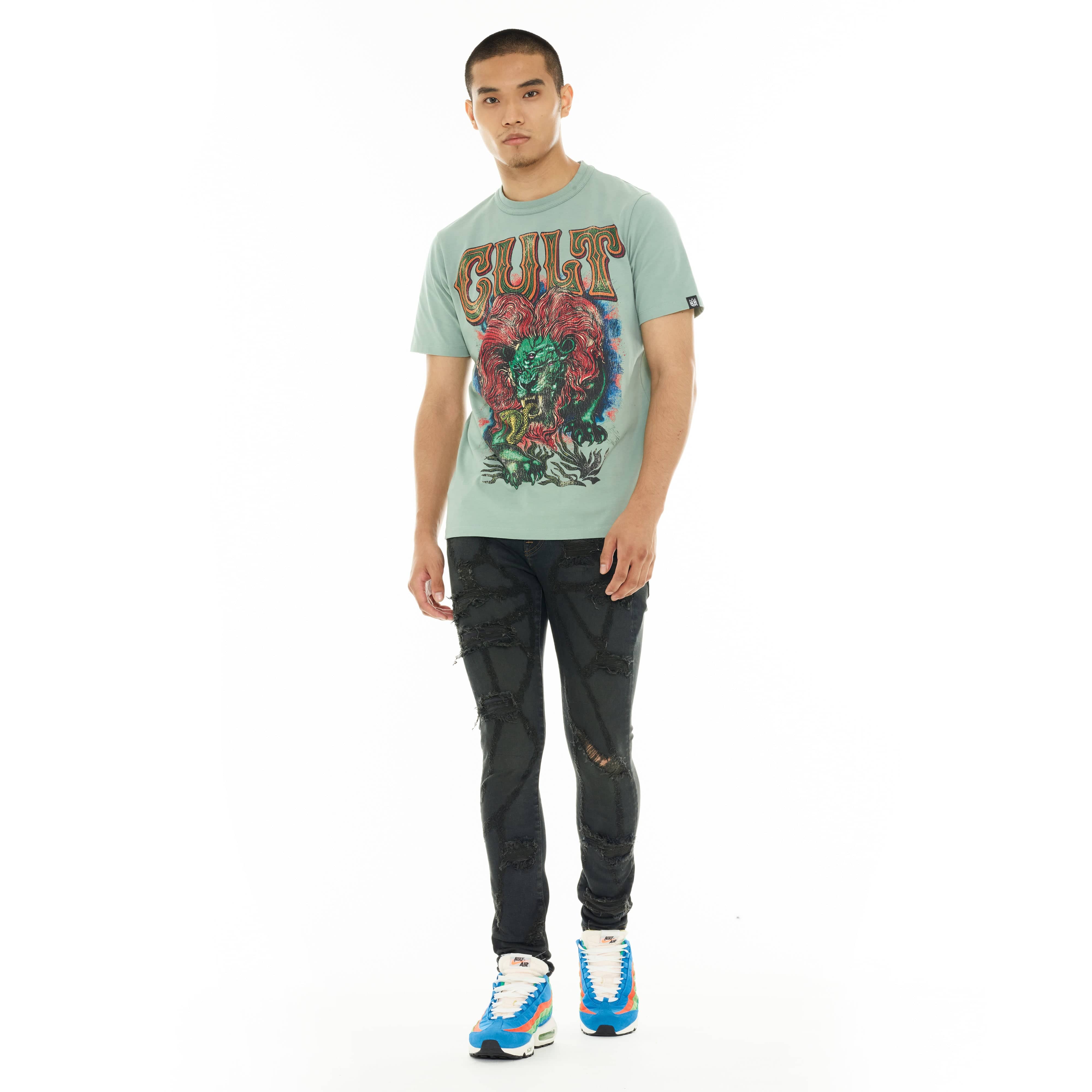 Cult's Punk Super Skinny 601 Jeans in Smog - Image 6