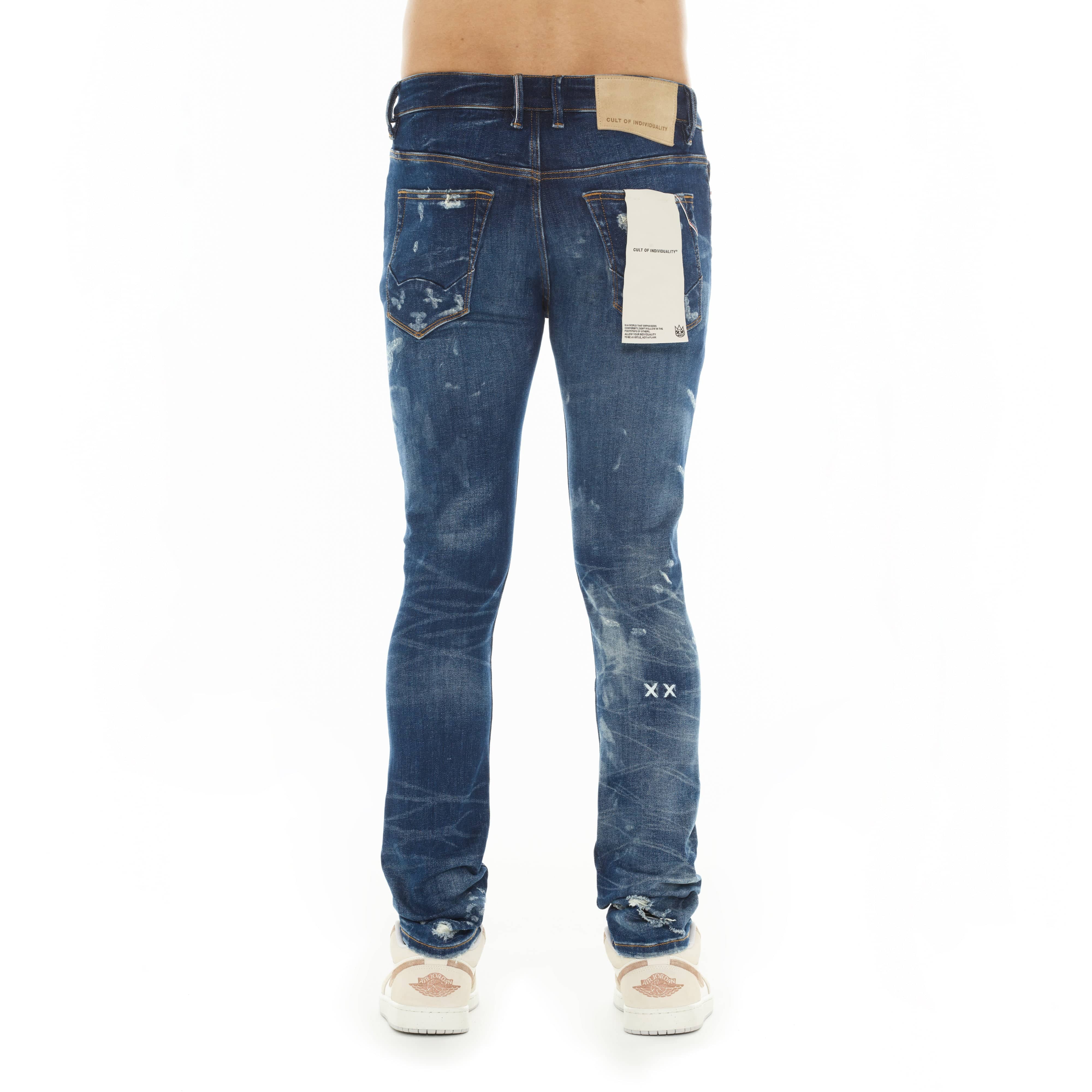 Cult's Punk Super Skinny 601 Jeans in Static - Image 3