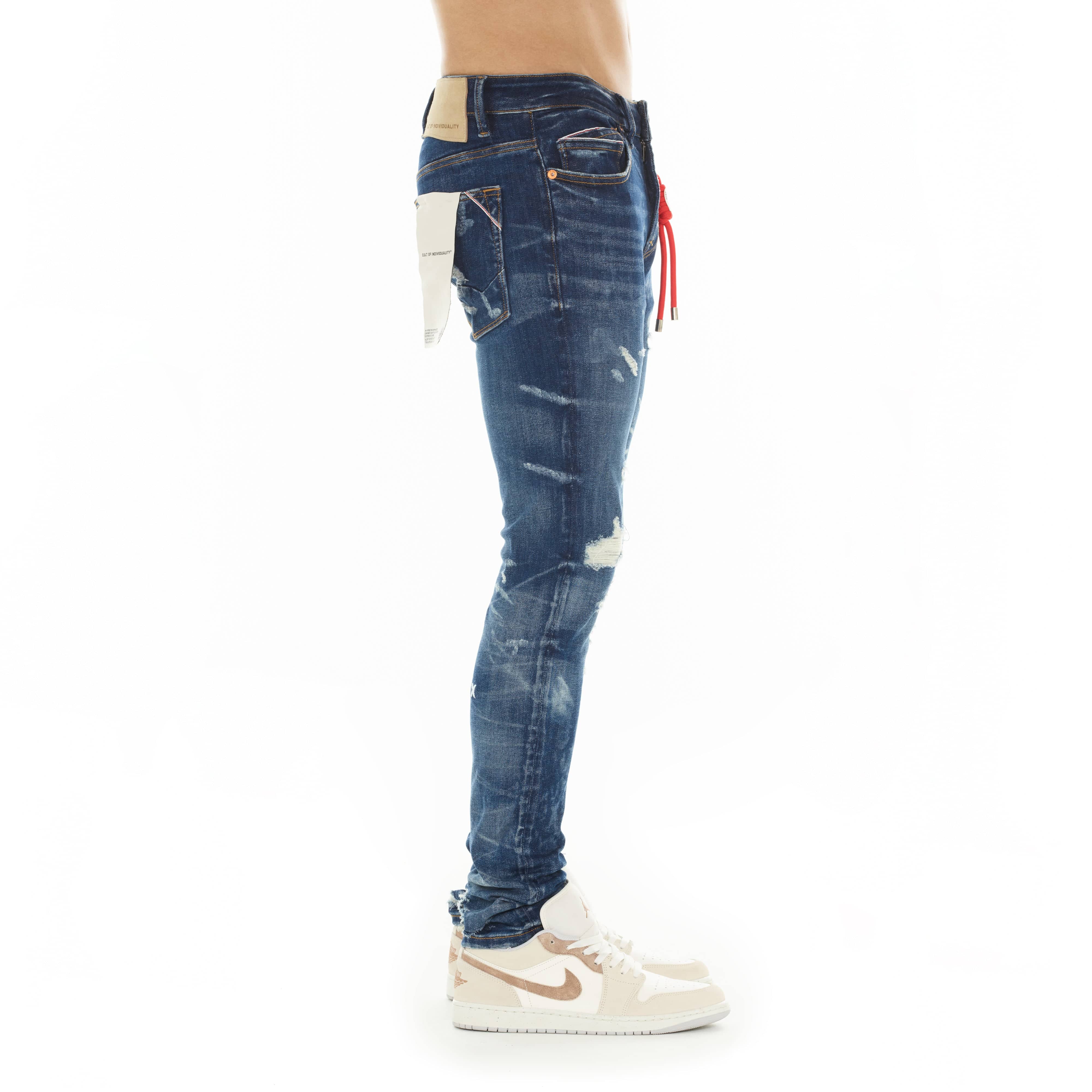 Cult's Punk Super Skinny 601 Jeans in Static - Image 4