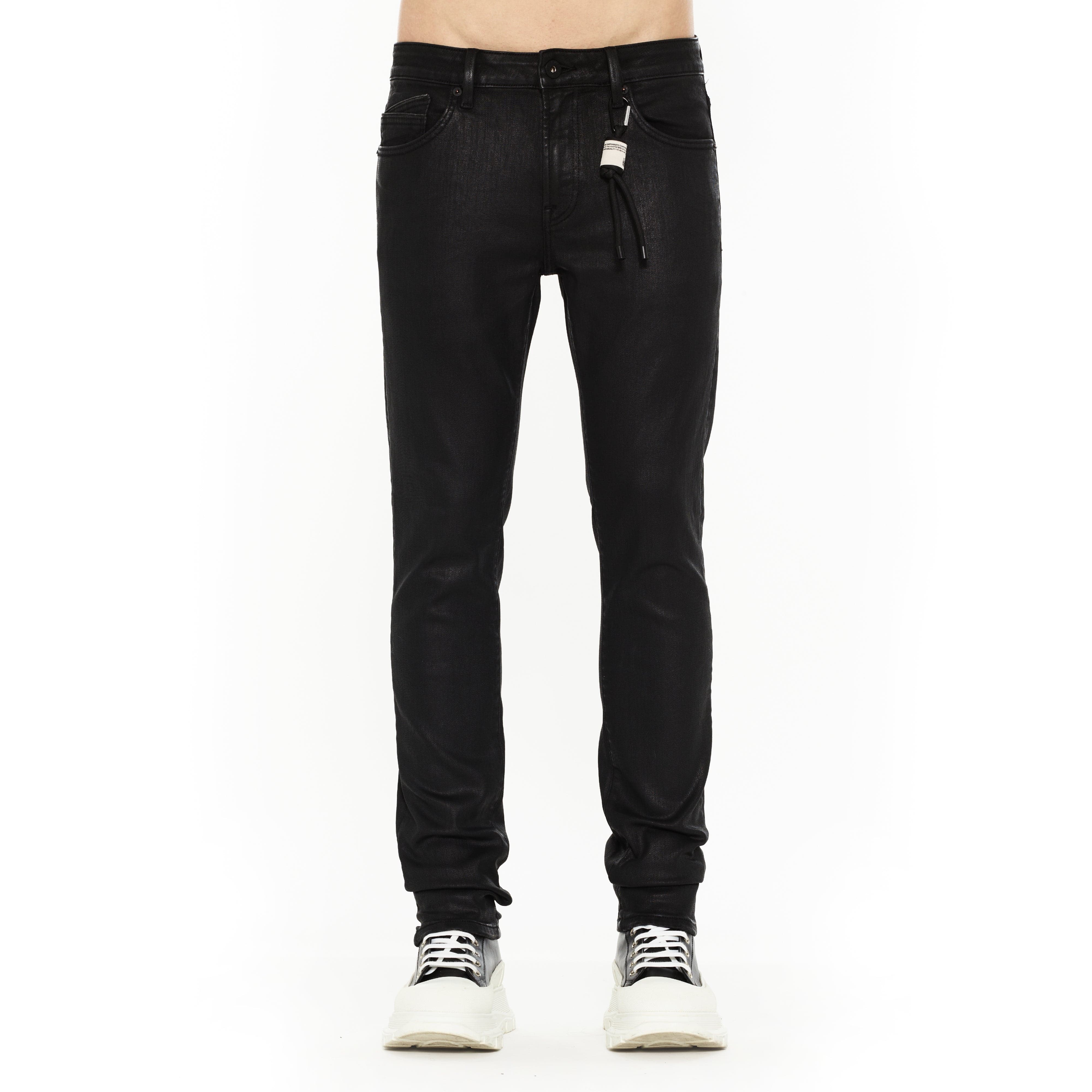 Cult's Rocker Slim 602 Jeans in Black Coated - Image 2