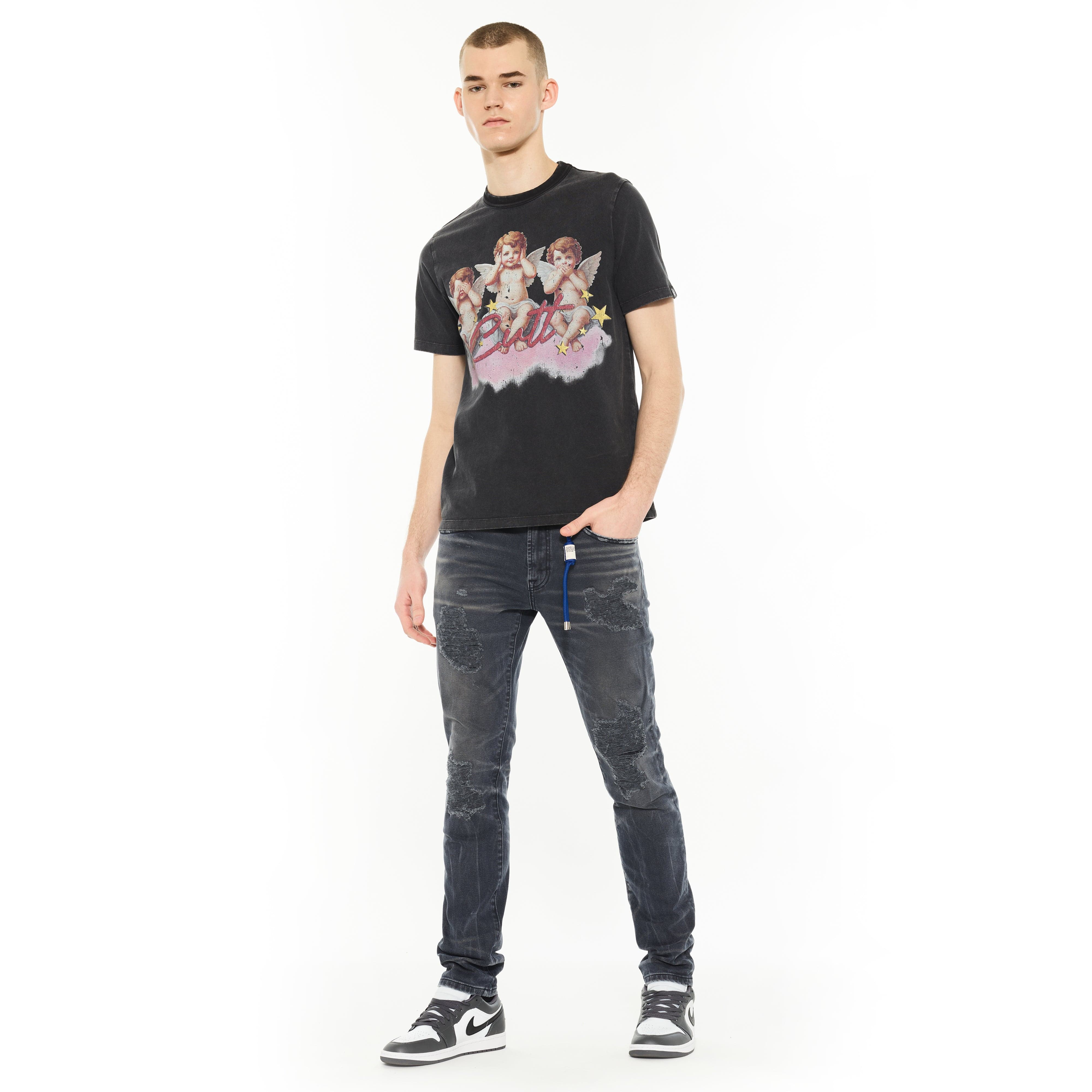 Cult's Rocker Slim 602 Jeans in Noir - Image 5