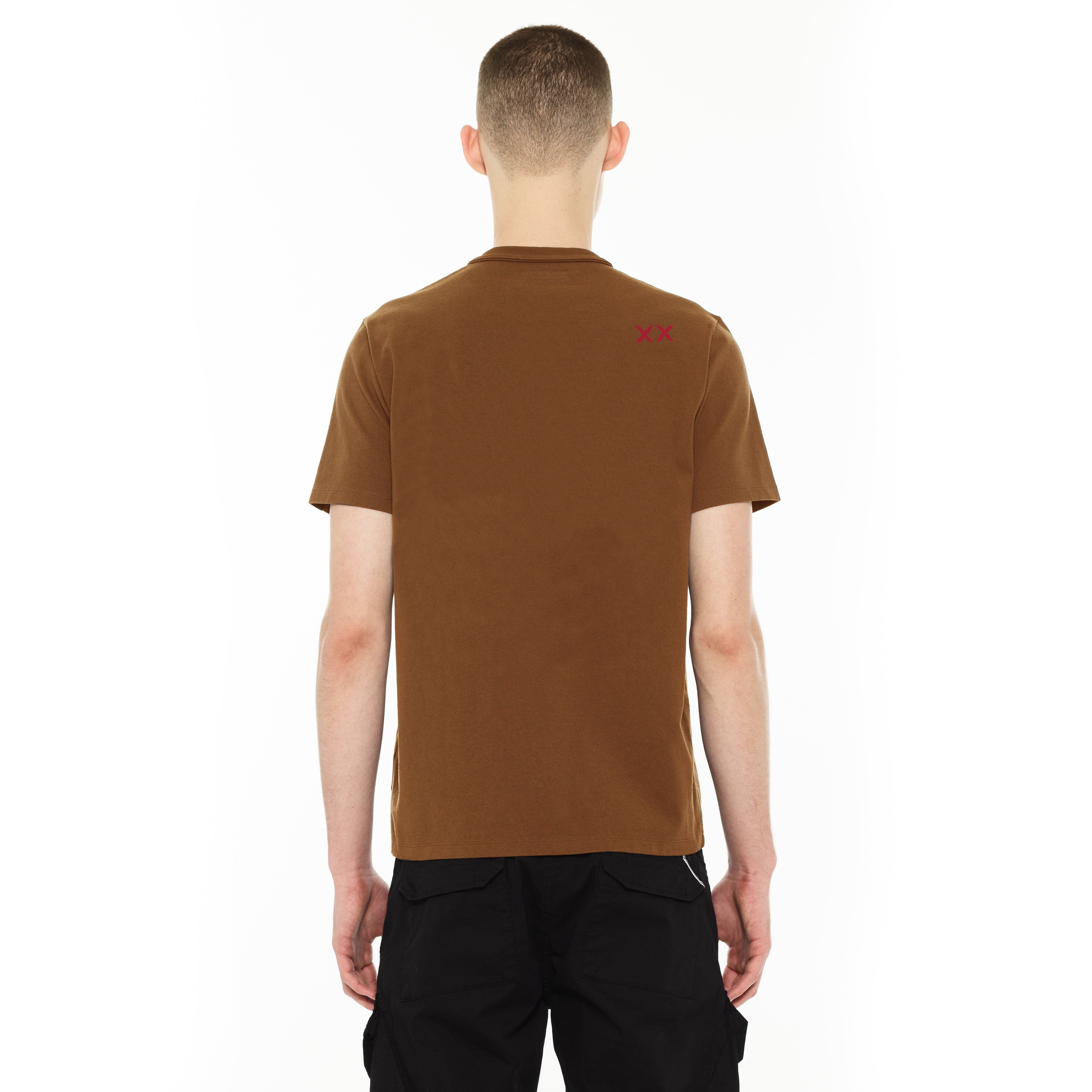 Cult's S/S Crew Neck Logo Tee in Hawaiian Sunset - Image 2