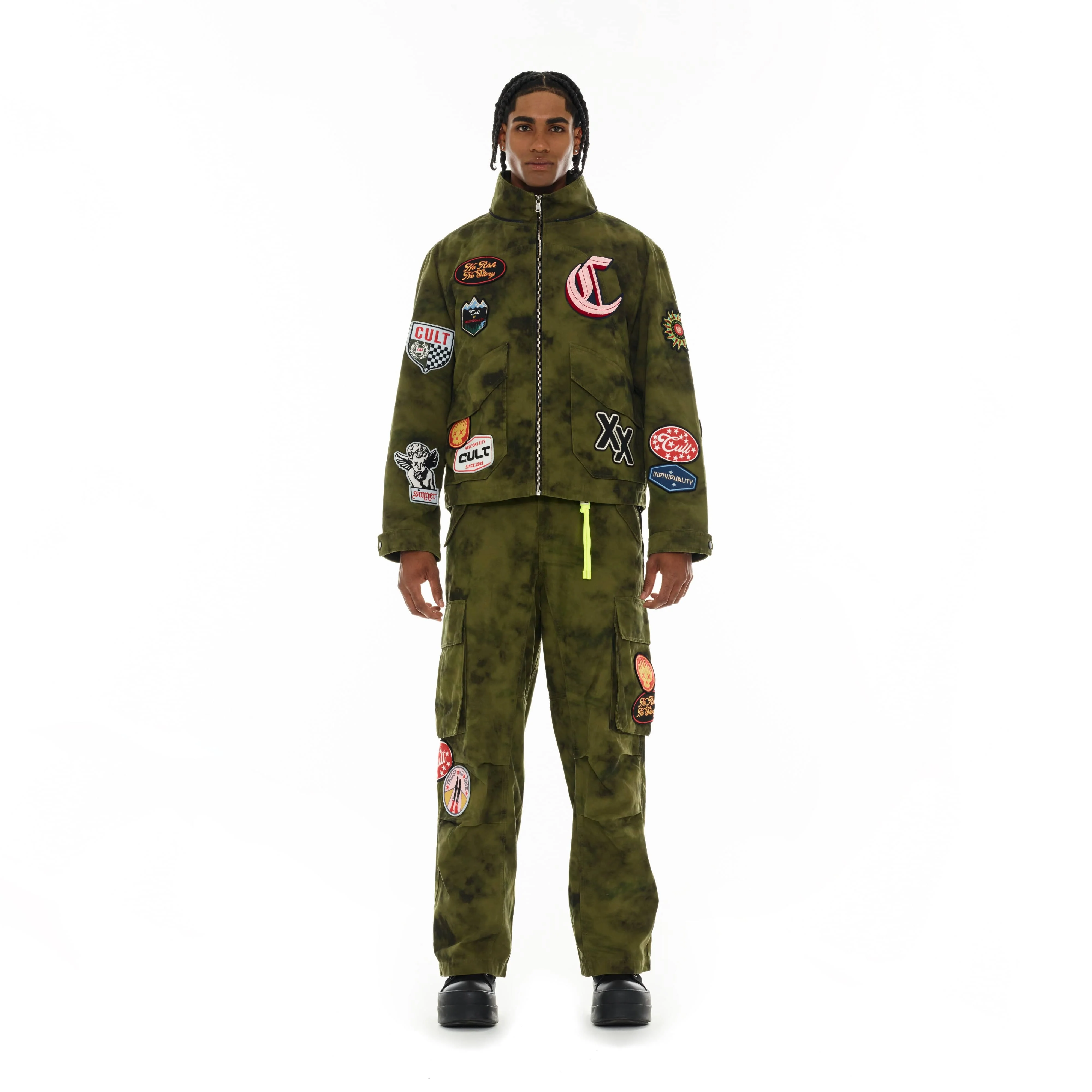 Cult's Utility Cargo Pants in Camo - Image 5