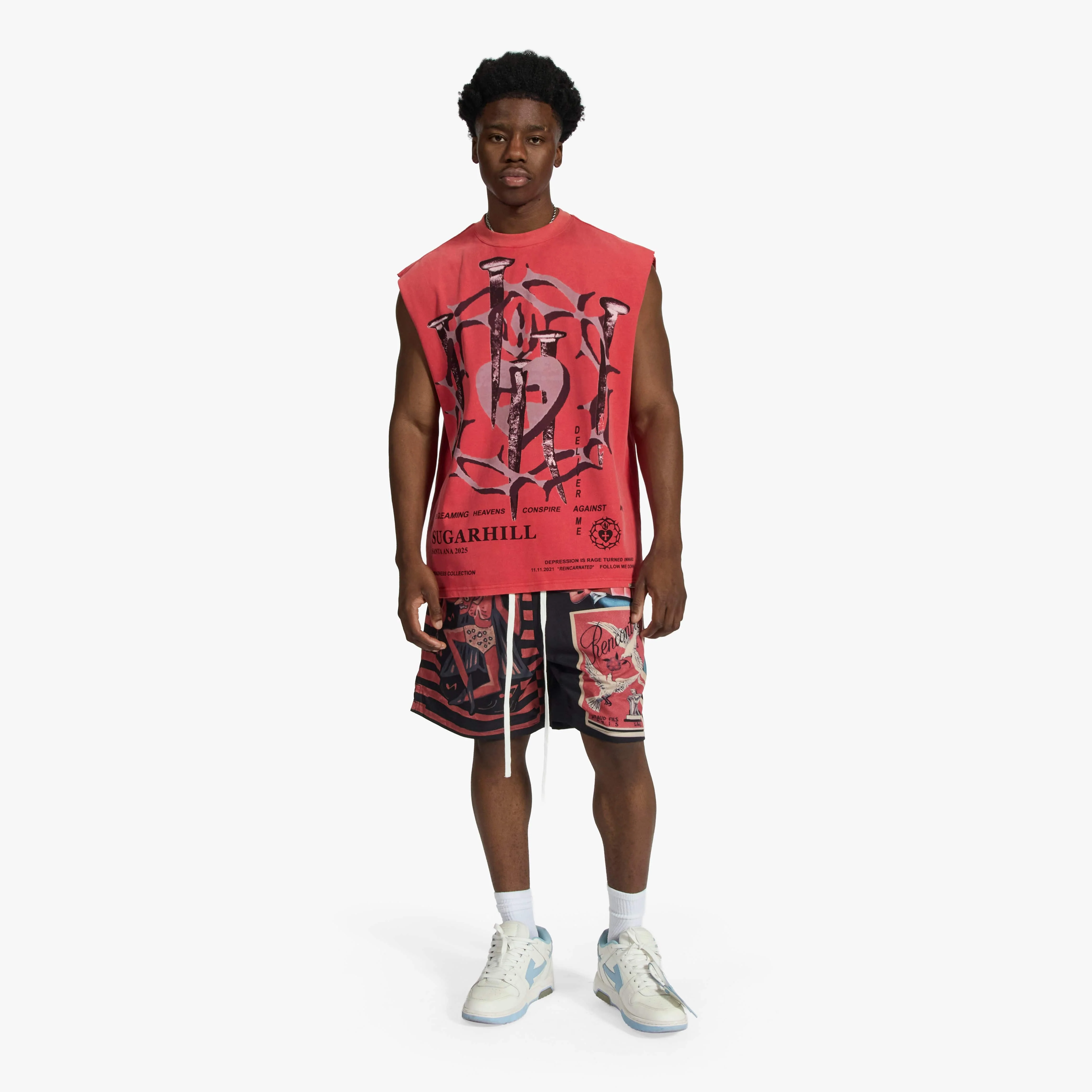 "Dancing" Poly Shorts (black/red) - Image 3