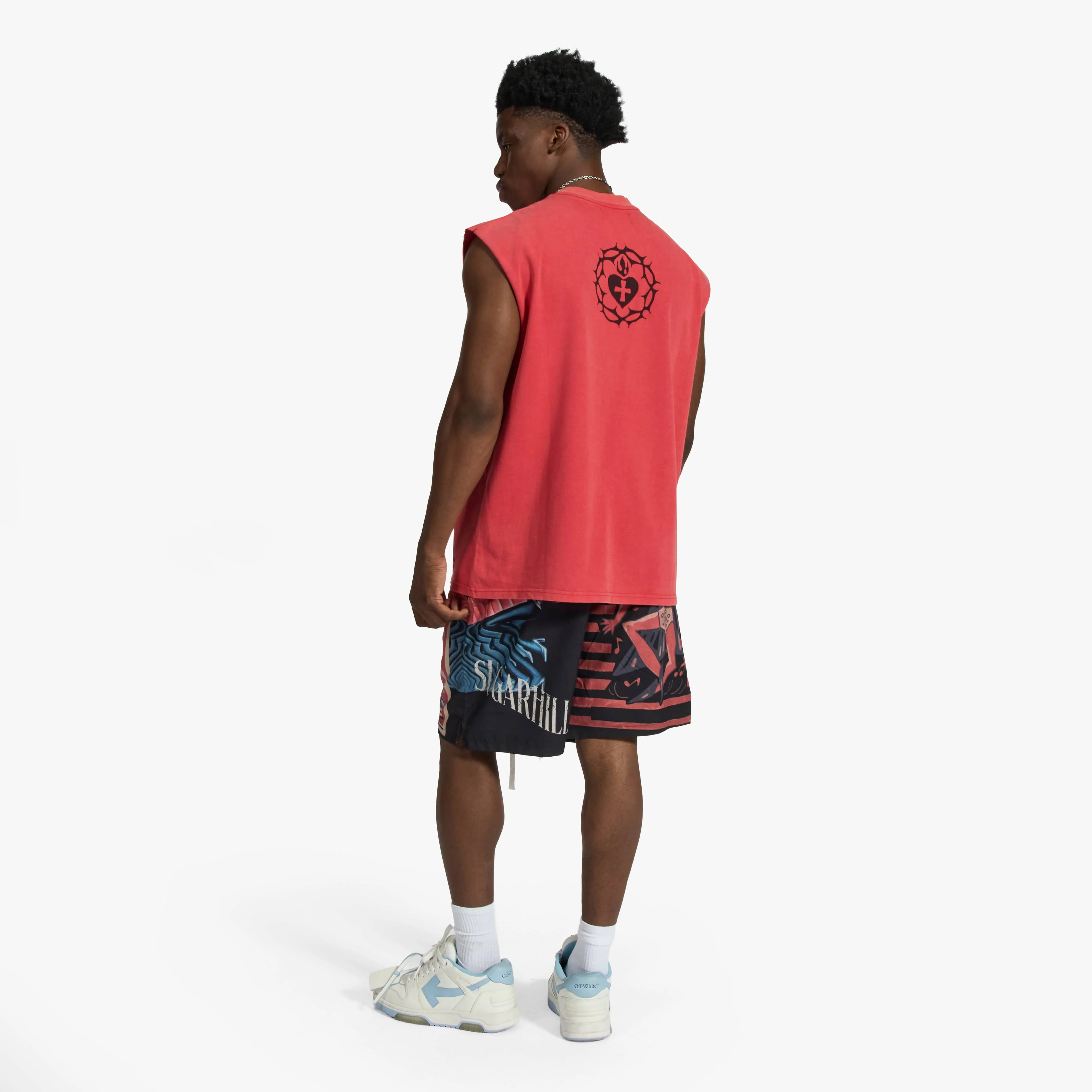 "Dancing" Poly Shorts (black/red) - Image 4