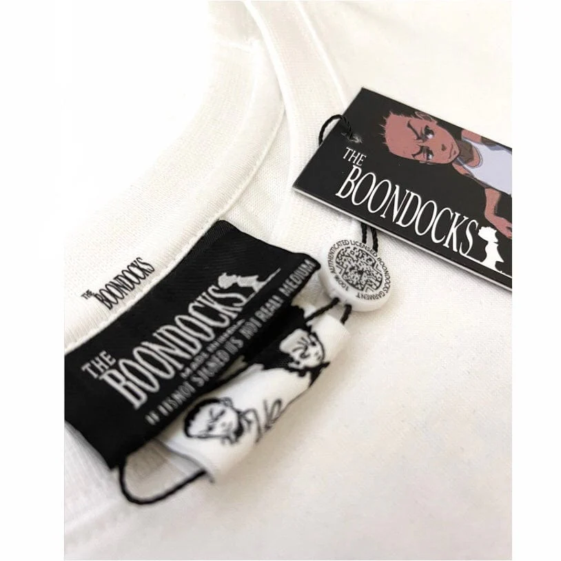De Kryptic The Boondocks Riley Blueprints Embroidered T Shirt (White) BD-KT-037 - Image 3