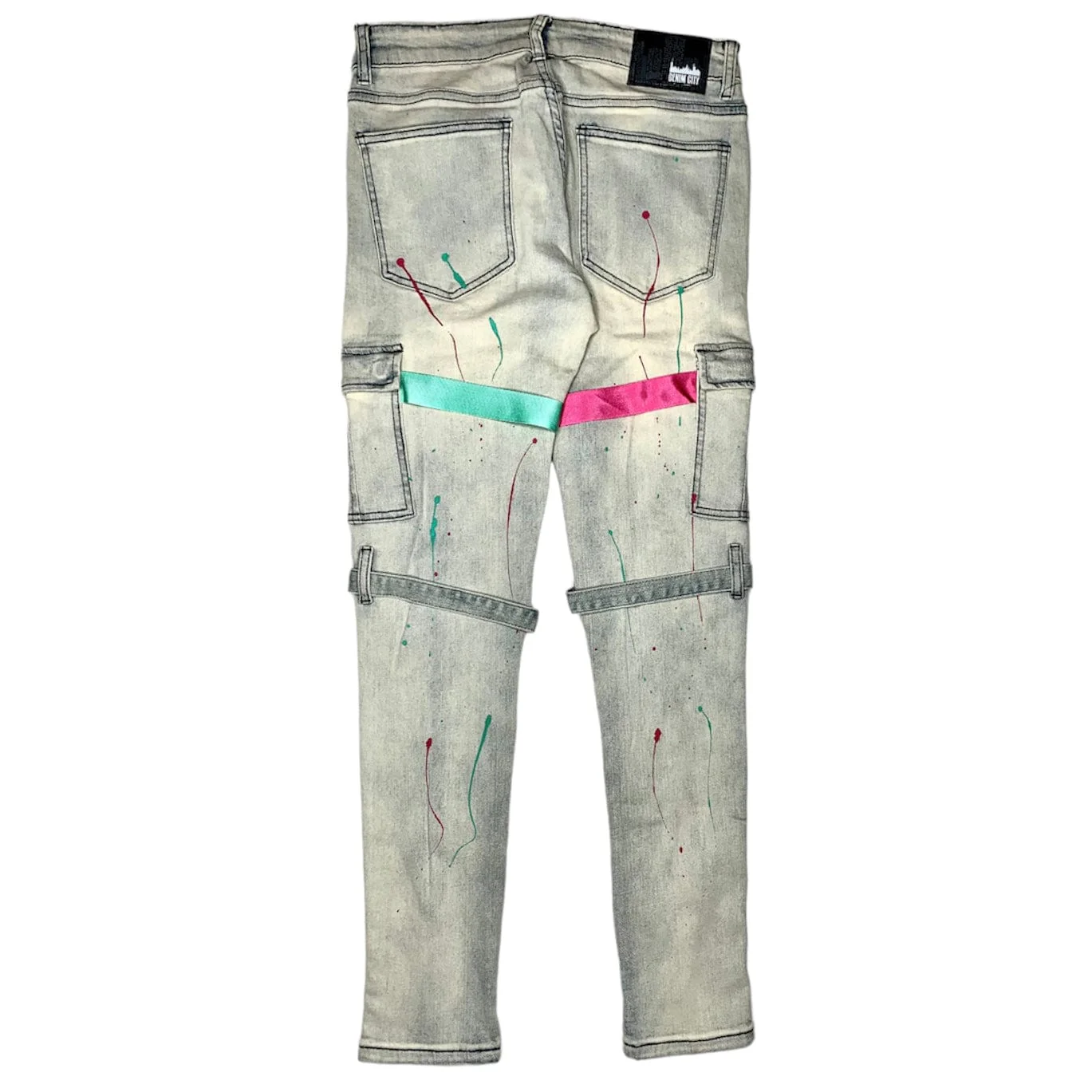 DenimiCity Stacked Trim Denim (Light Blue) DNM-K049 - Image 2
