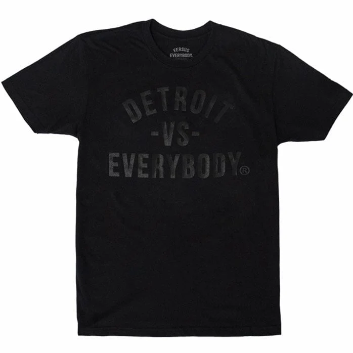 Detroit Vs Everybody T-Shirt (Black/Black) DETBLKBLK