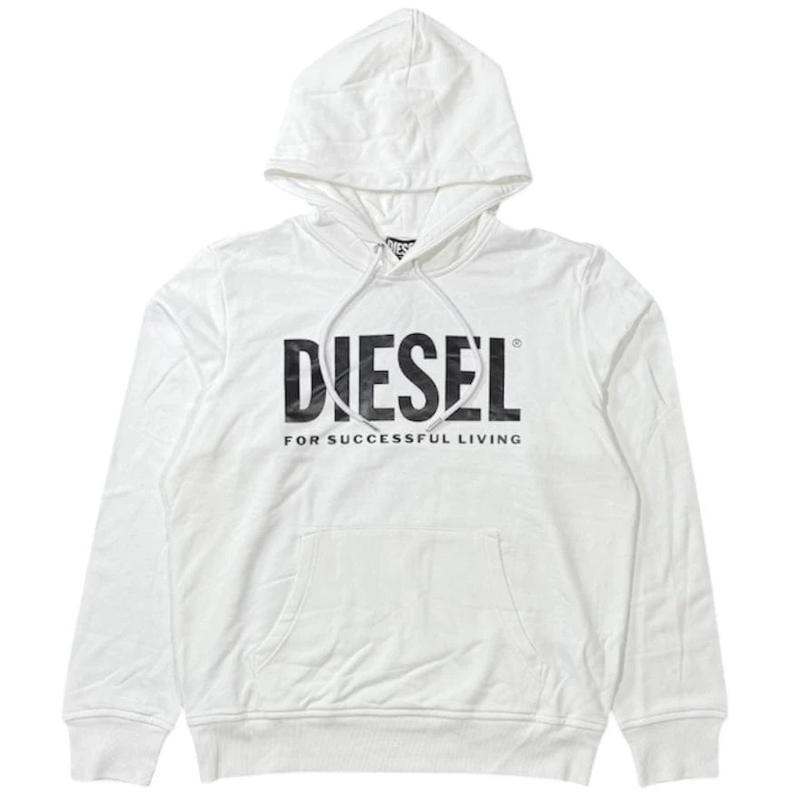 Diesel Successful Living Hoodie (White) A028130BAWT