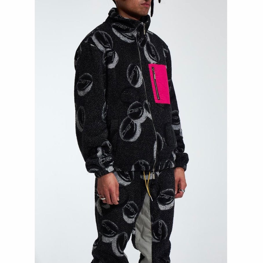 Diet Starts Monday Fleece Pill Puffer (Black) DSM-HOL22-004 - Image 3