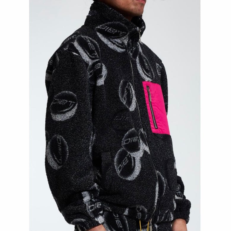 Diet Starts Monday Fleece Pill Puffer (Black) DSM-HOL22-004 - Image 4