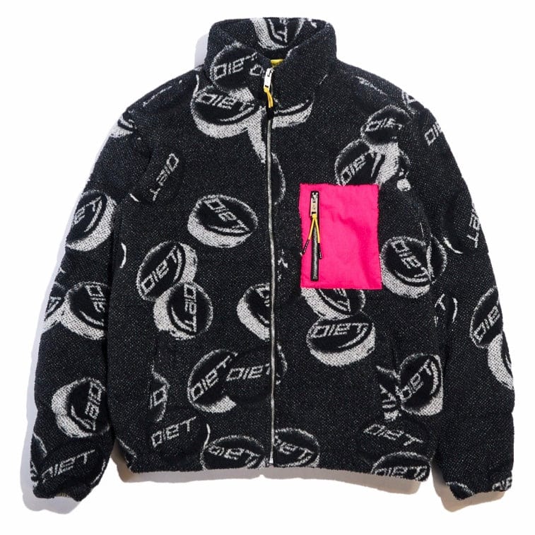 Diet Starts Monday Fleece Pill Puffer (Black) DSM-HOL22-004 - Image 7