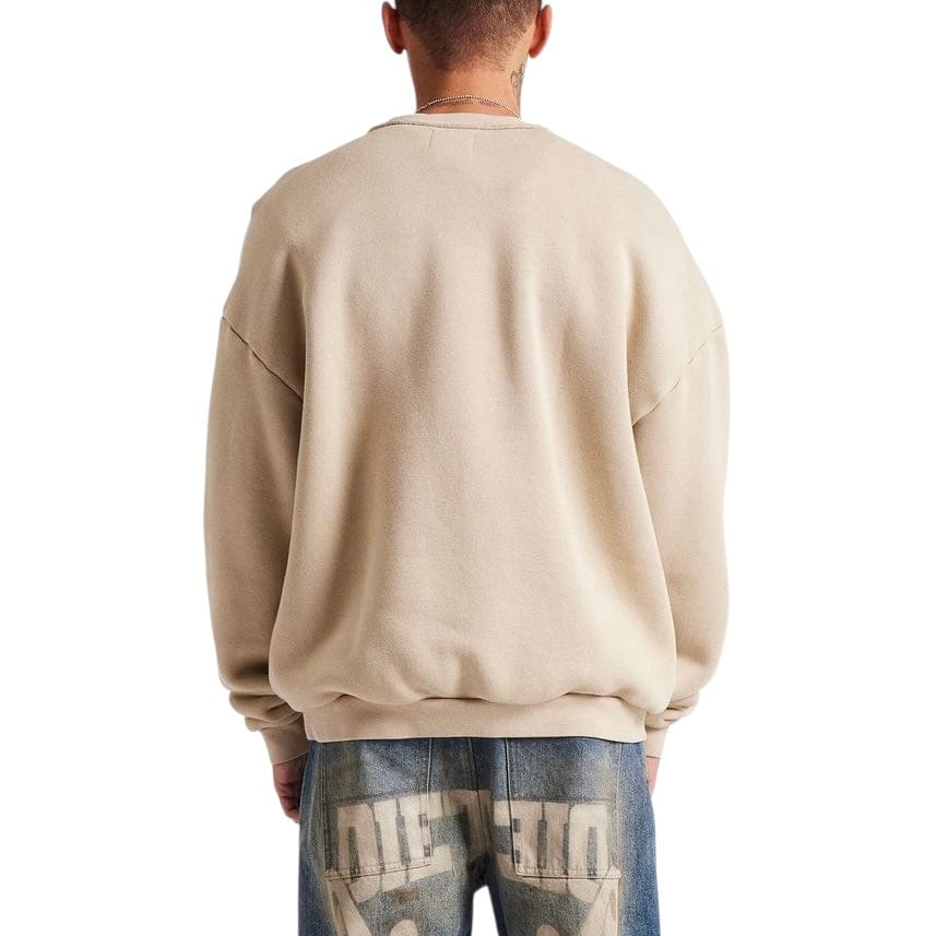 Diet Starts Monday Jumbo Crewneck Sweatshirt (Taupe) - Image 3