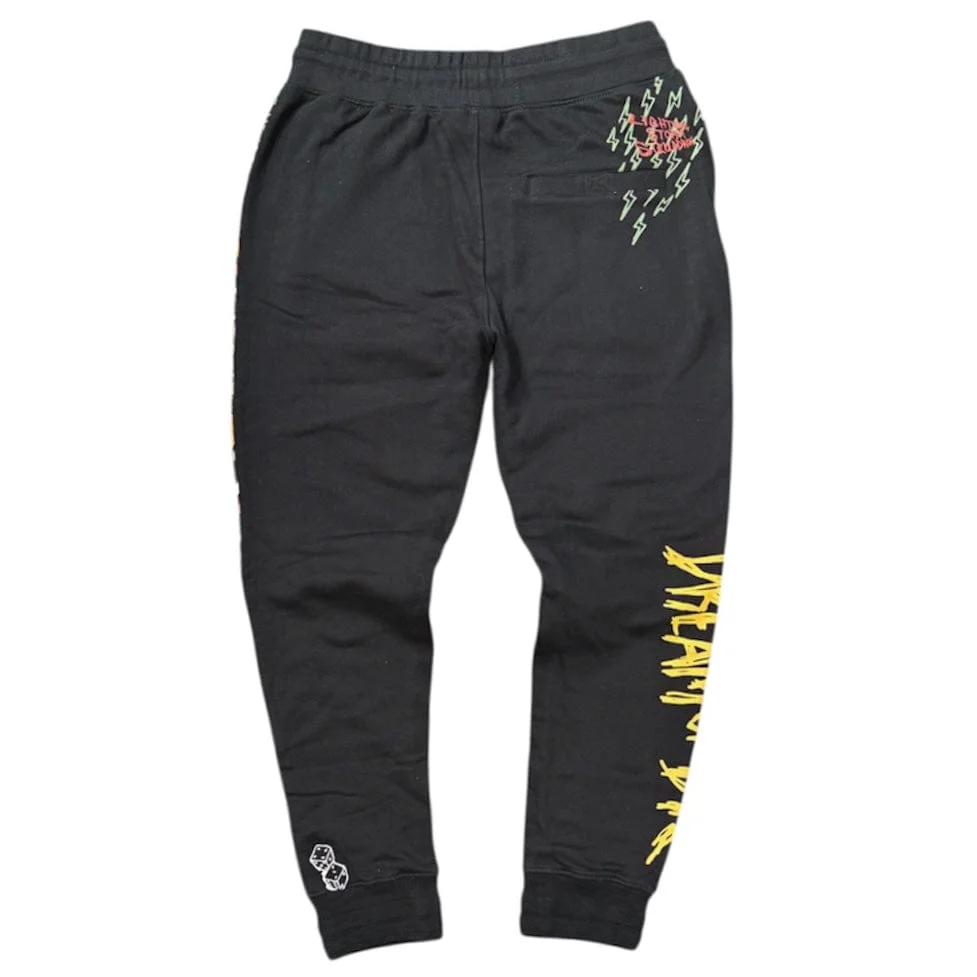 Dreamland Lightning Storm Squadron Sweatpants (Black) D2109B0560 - Image 2
