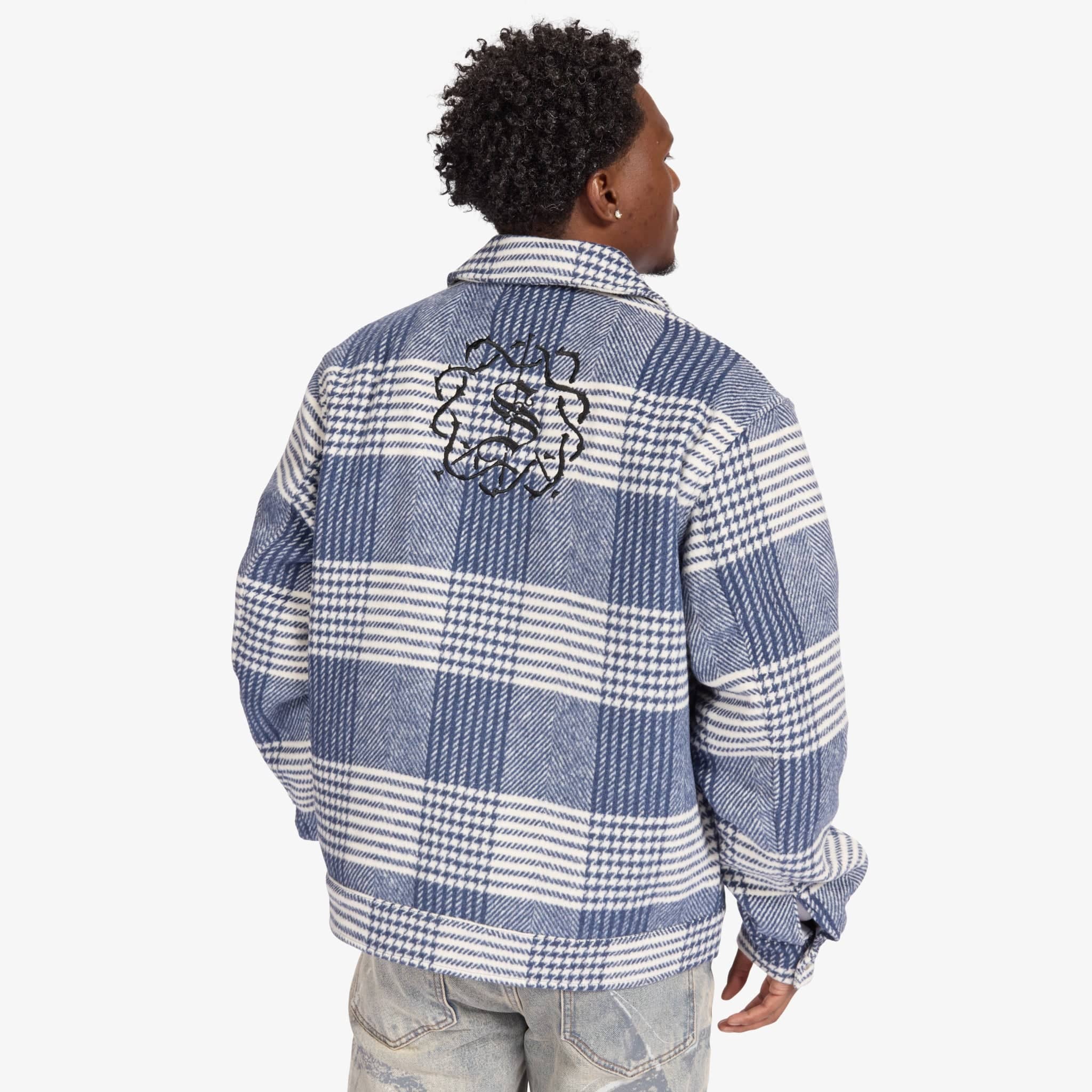 "Eastwood" Jacket (blue plaid) - Image 2