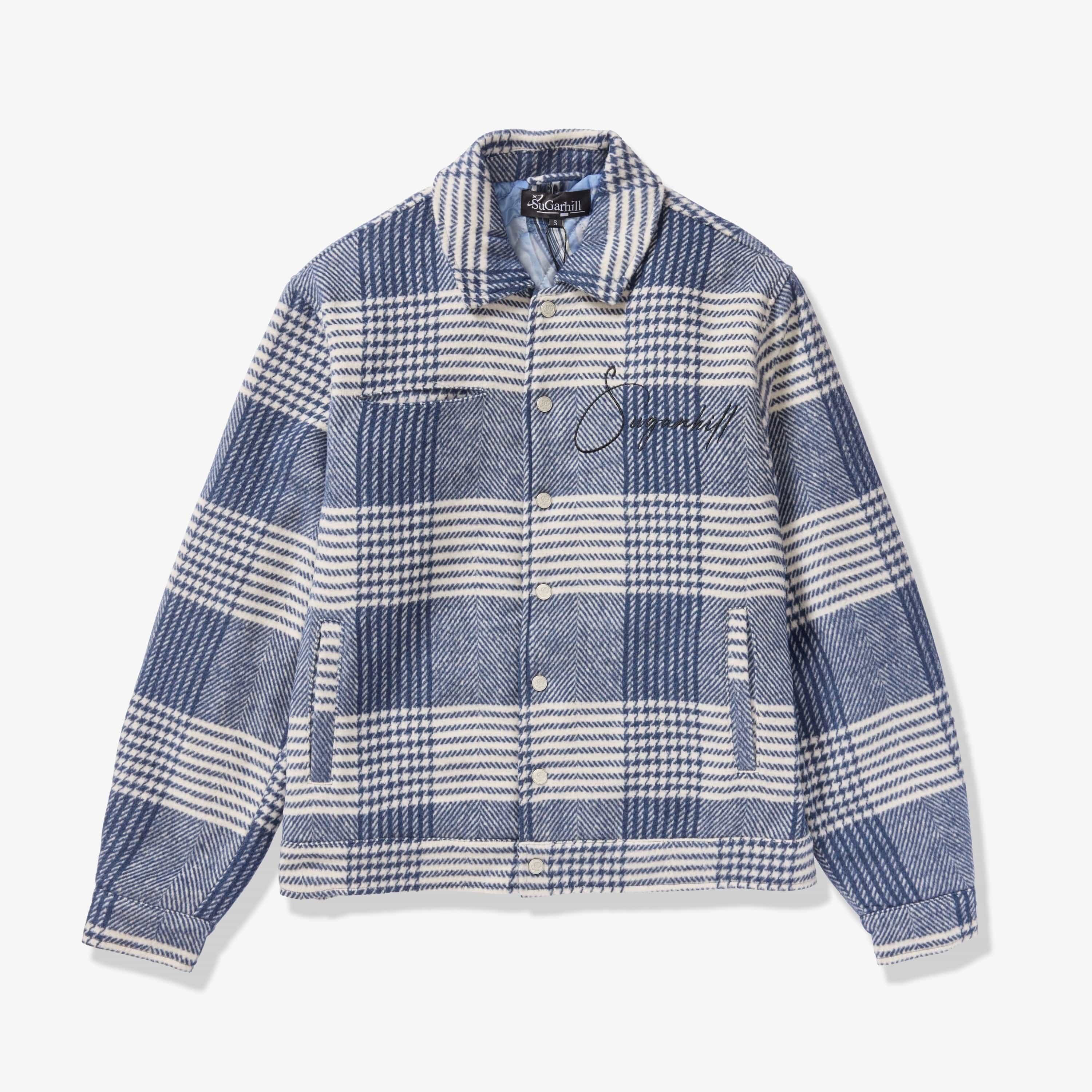 "Eastwood" Jacket (blue plaid) - Image 8