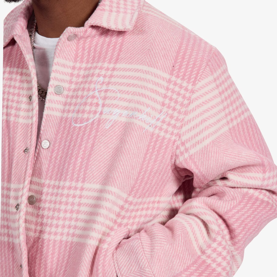 "Eastwood" Jacket (pink plaid) - Image 11