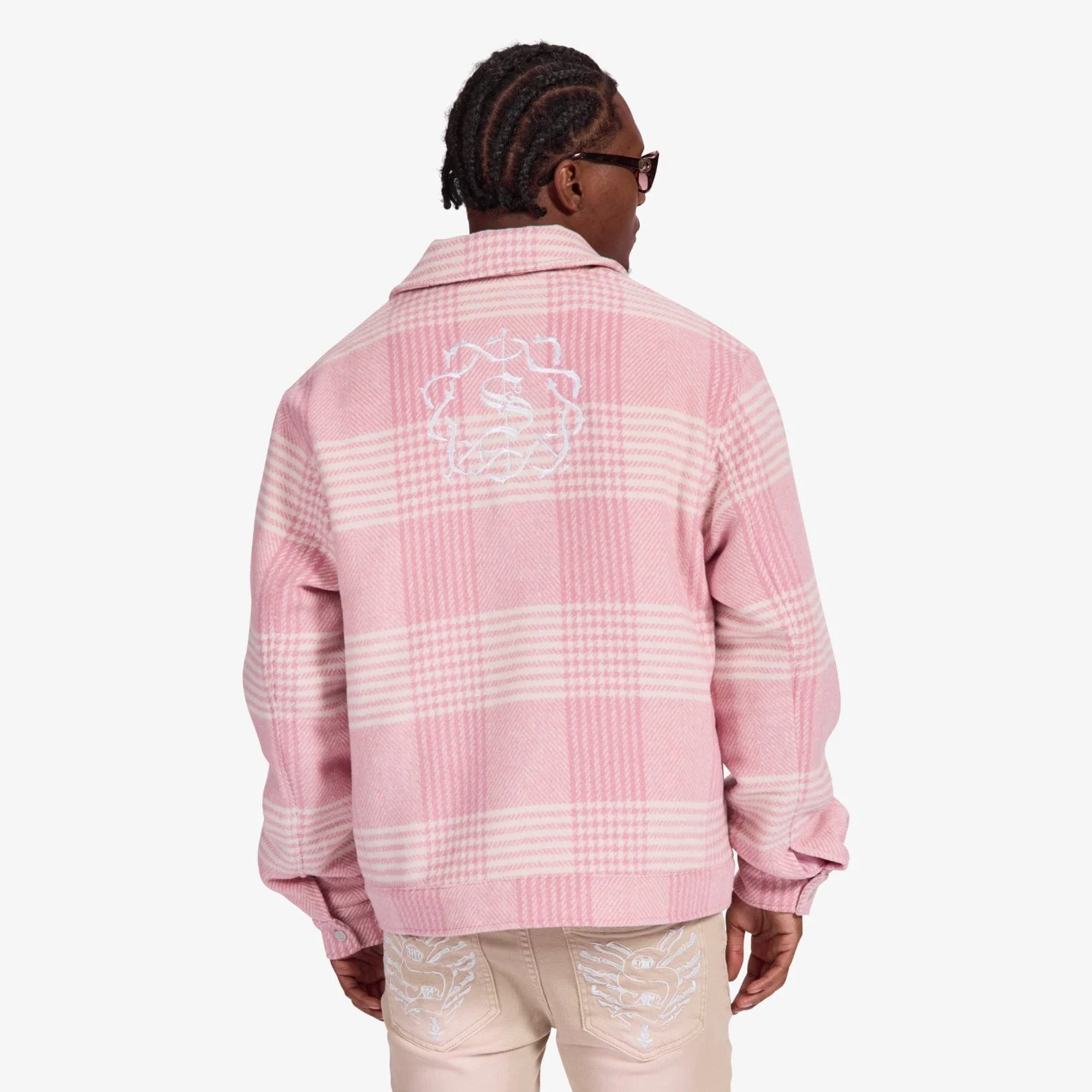 "Eastwood" Jacket (pink plaid) - Image 2