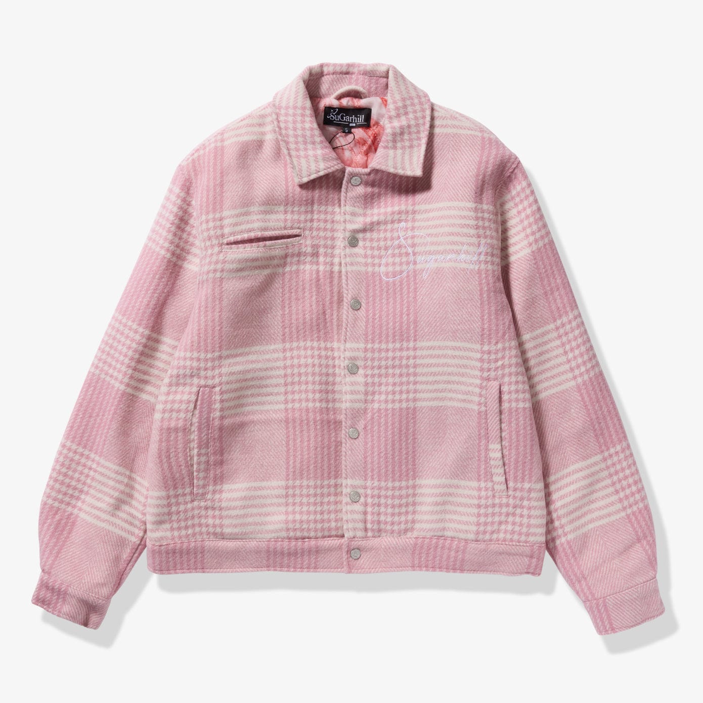 "Eastwood" Jacket (pink plaid) - Image 5