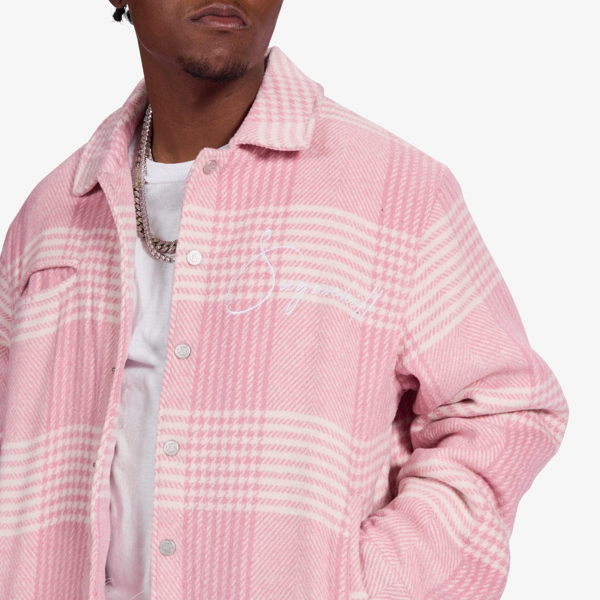 "Eastwood" Jacket (pink plaid) - Image 9