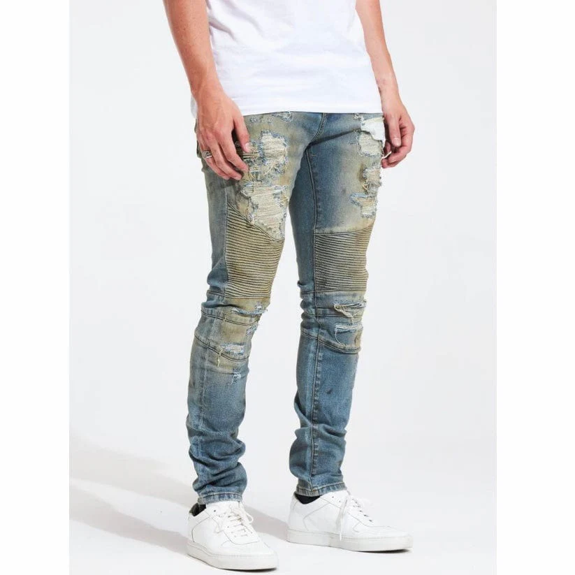 Embellish Fash Biker Denim (Sand Wash) EMBHOL21-2-7 - Image 3