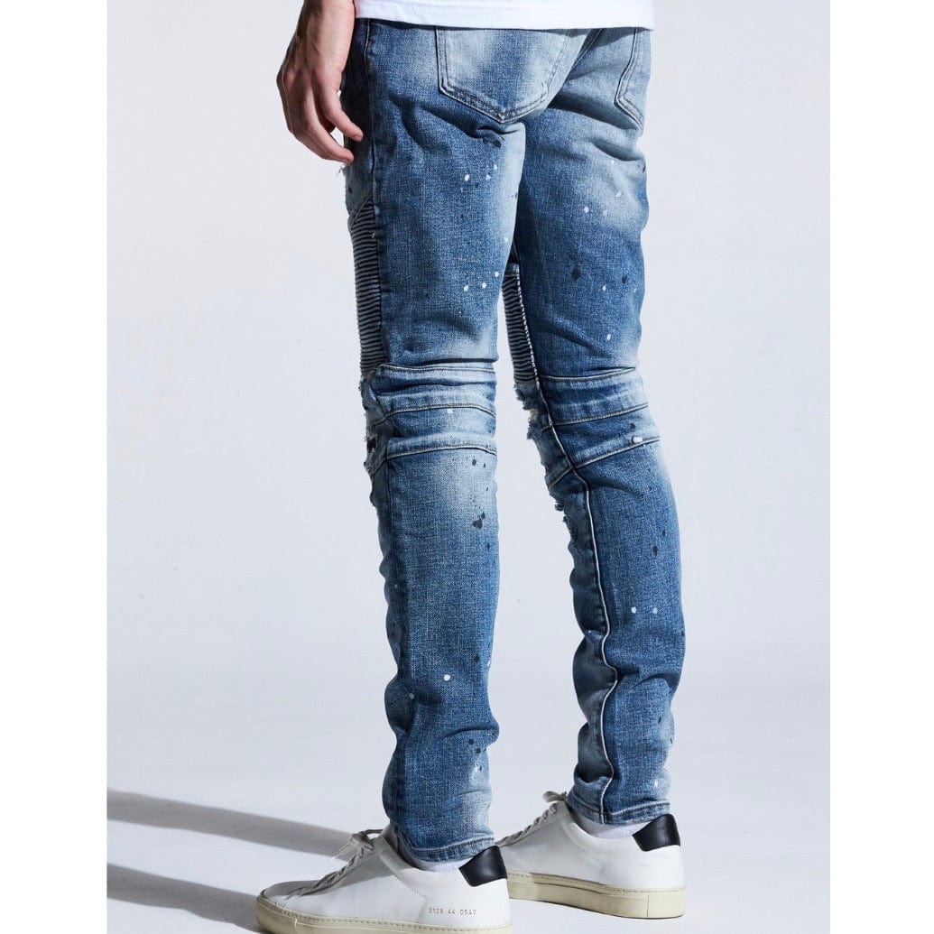 Embellish Laguna Biker (Blue Patchwork) EMBSUM20-110 - Image 3