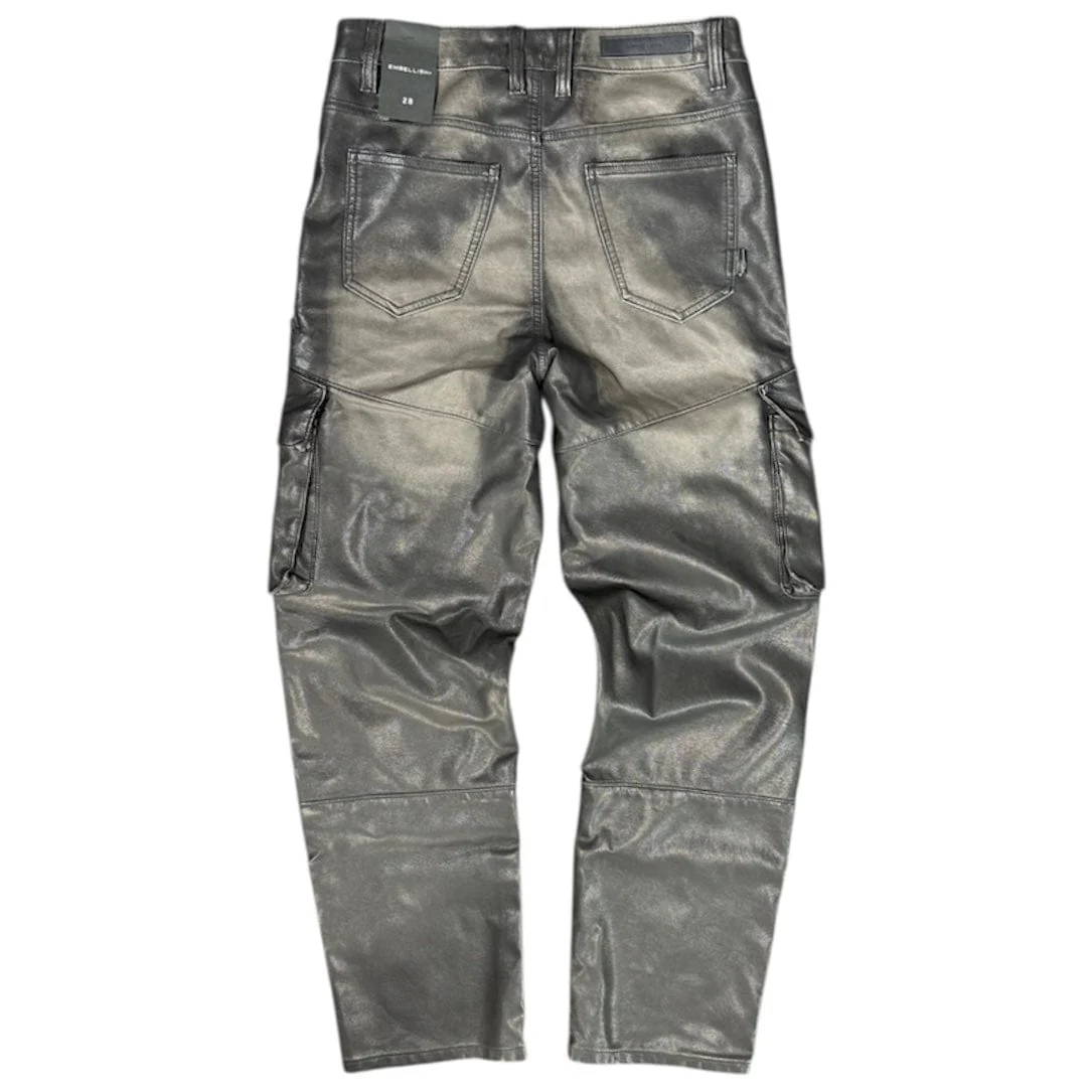 Embellish Moto Cargo Pants (Black) EMBSP25-105 - Image 2