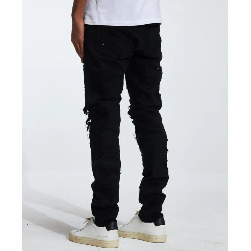 Embellish Palmwood Denim Jean (Black) EMBF222-18 - Image 6