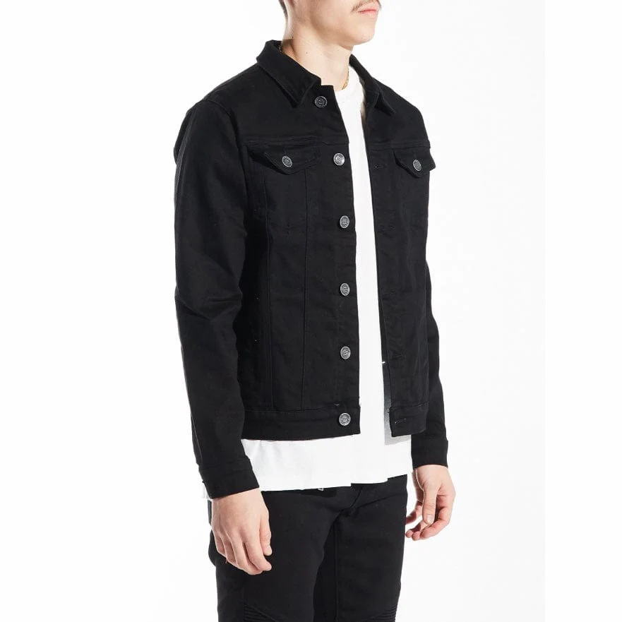 Embellish Spencer Denim Jacket (Black) EMBHOL21-1-32 - Image 2