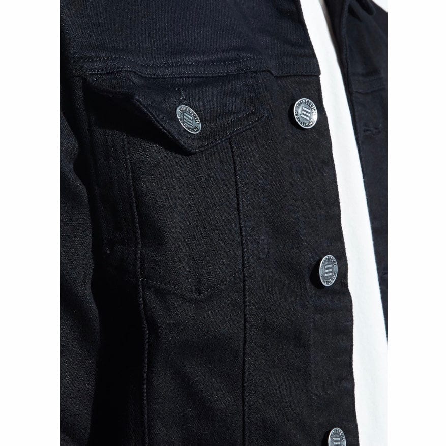 Embellish Spencer Denim Jacket (Black) EMBHOL21-1-32 - Image 4