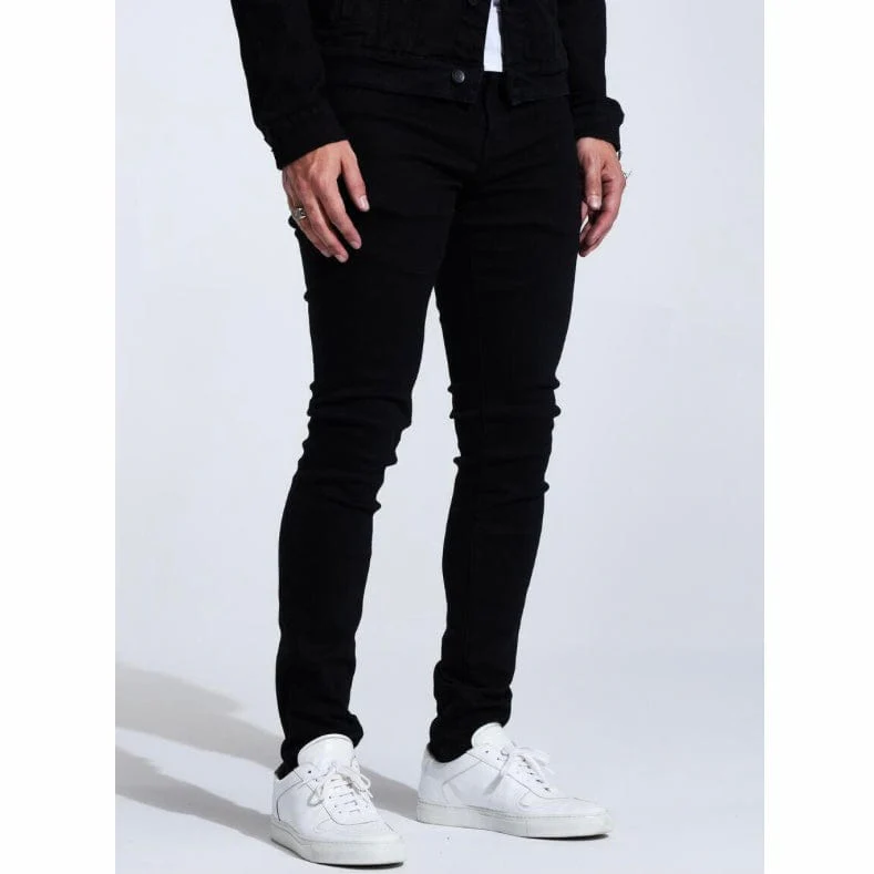 Embellish Spencer No Distress Jean (Black) EMBSPNCR-ND - Image 3