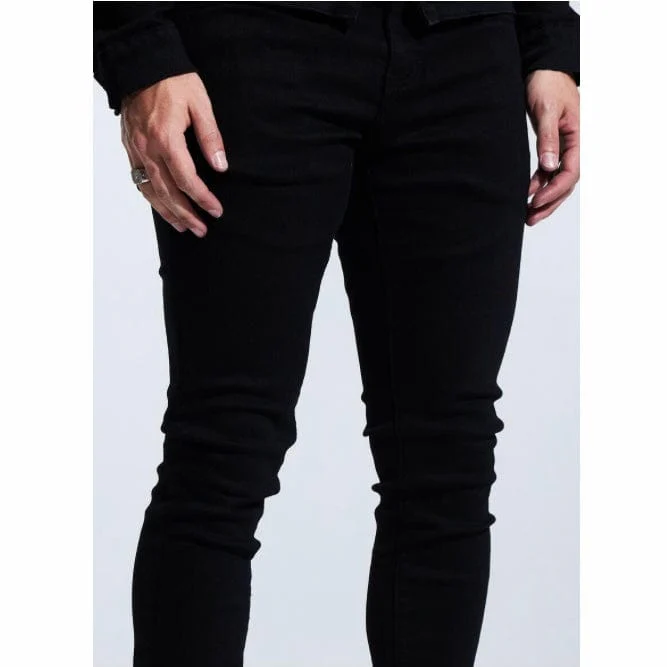 Embellish Spencer No Distress Jean (Black) EMBSPNCR-ND - Image 4