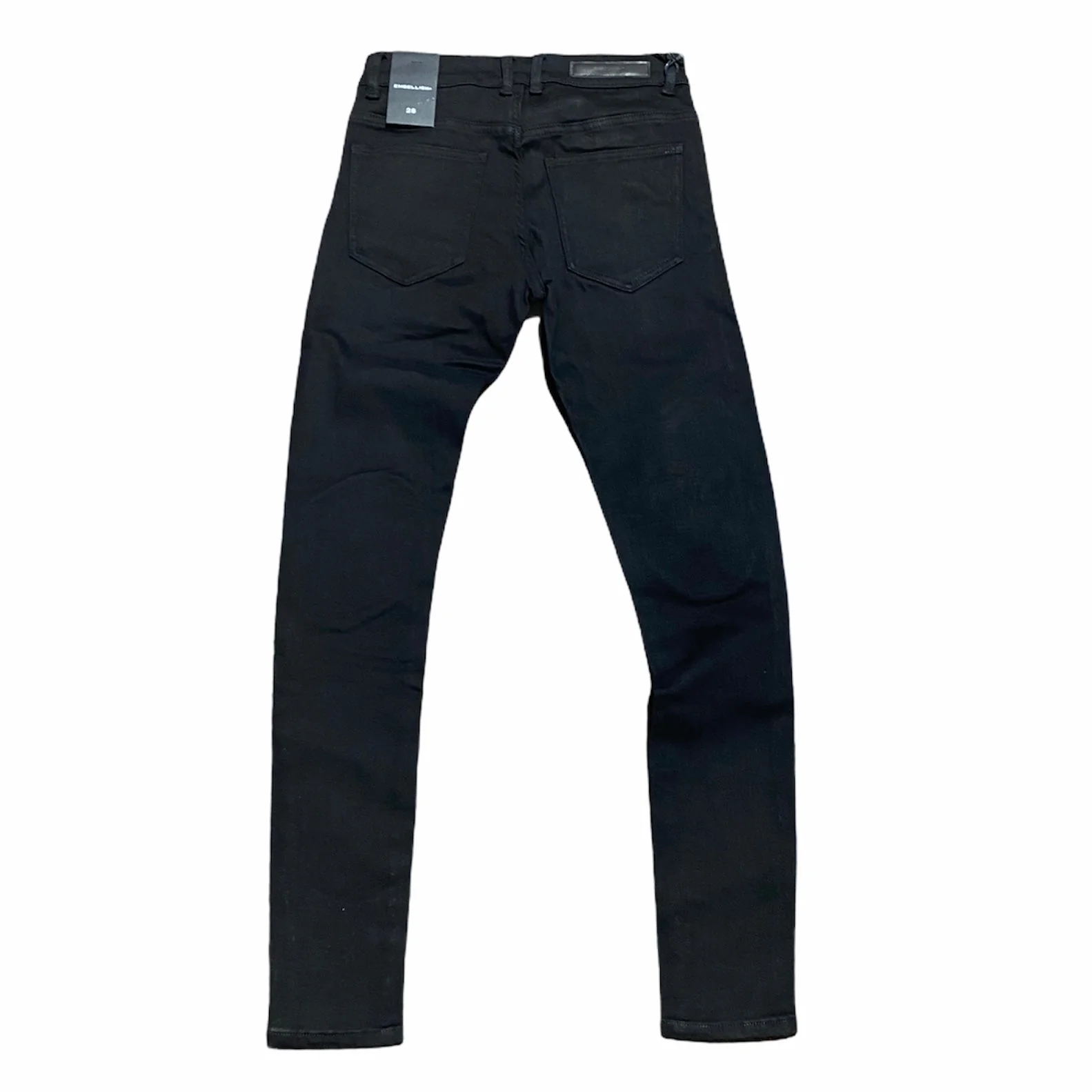 Embellish Spencer Rip & Repair Denim (Jet Black) EMBSPNCR-RR - Image 4