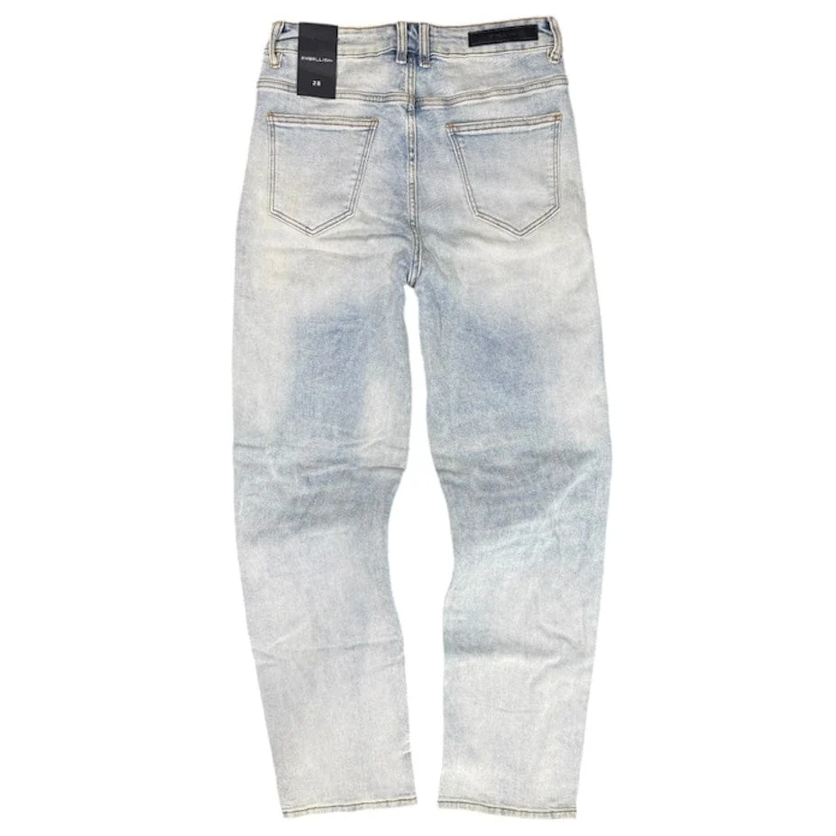 Embellish Straight Denim Jean (Light Blue) EMBHOL124-008 - Image 2