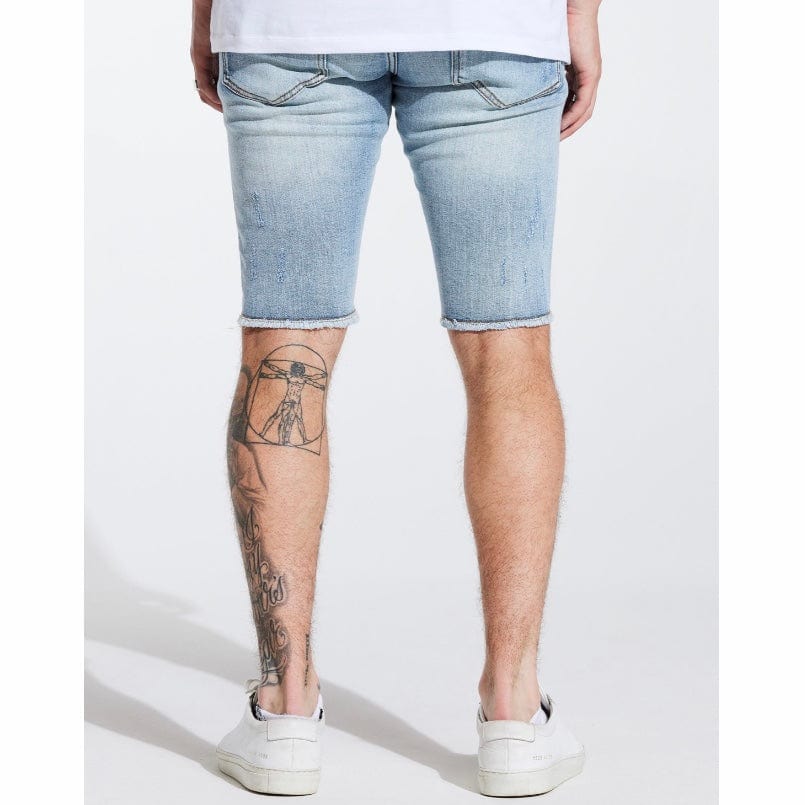 Embellish Summit Patchwork Shorts (Blue) EMBSP221-135 - Image 5