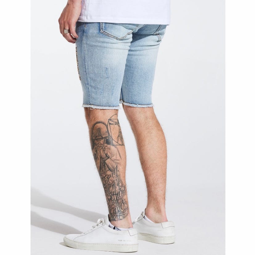 Embellish Summit Patchwork Shorts (Blue) EMBSP221-135 - Image 6