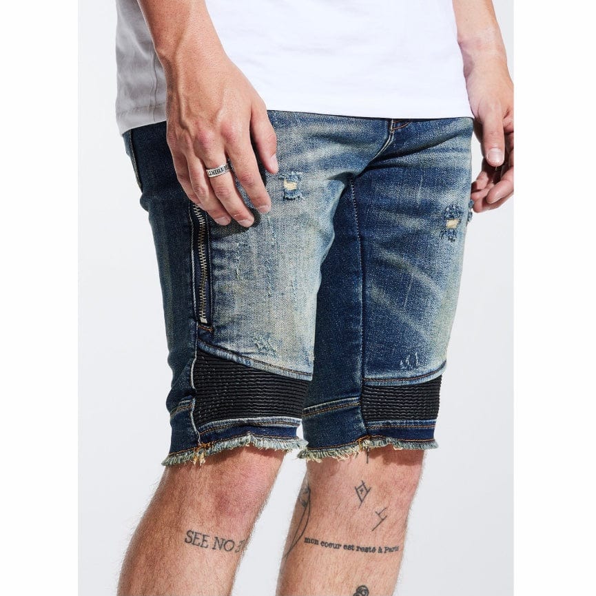 Embellish Sunny Biker Shorts (Indigo) EMBSP221-104 - Image 4